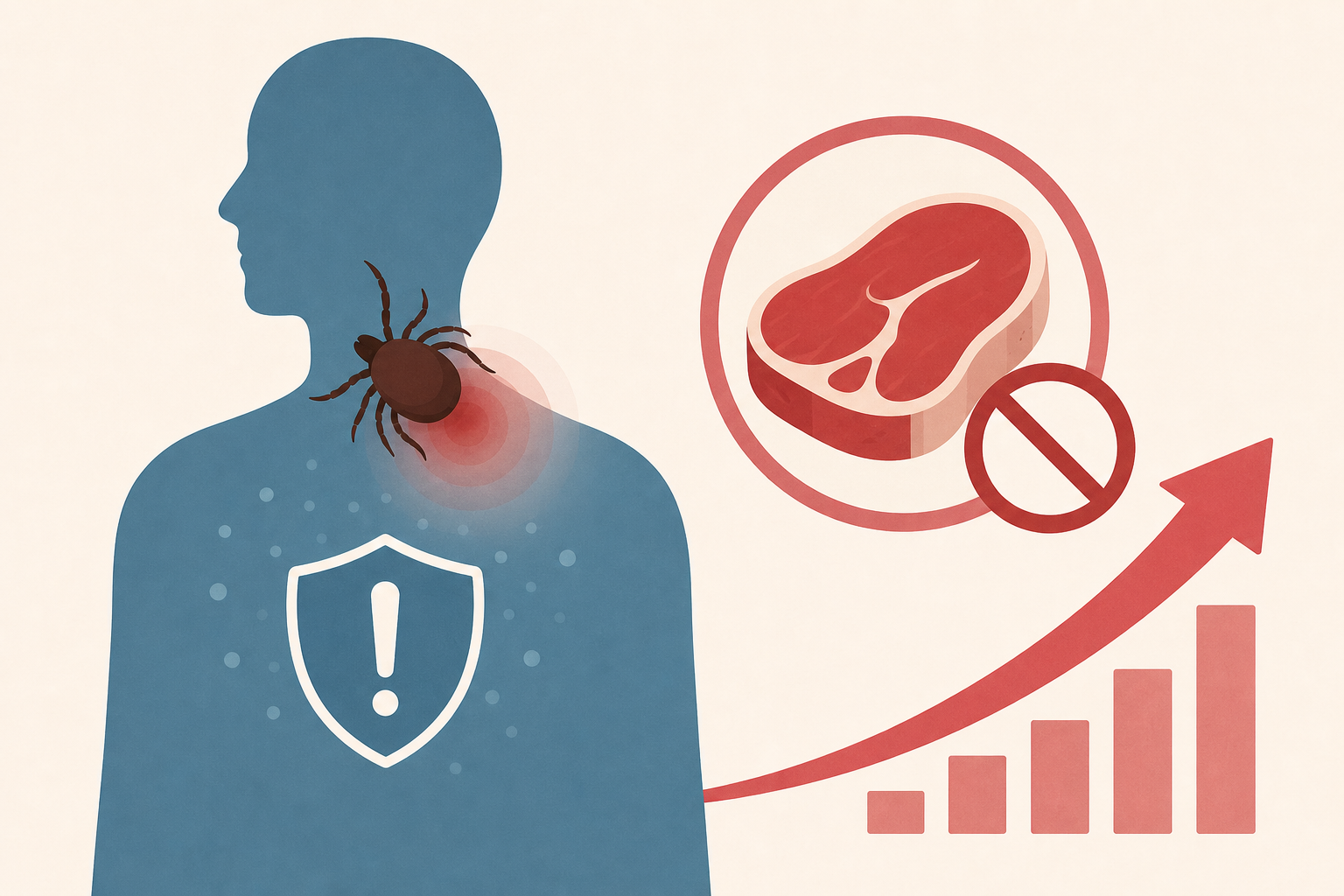 Life-threatening meat allergy caused by tick bites is on the rise. Here’s what you should know