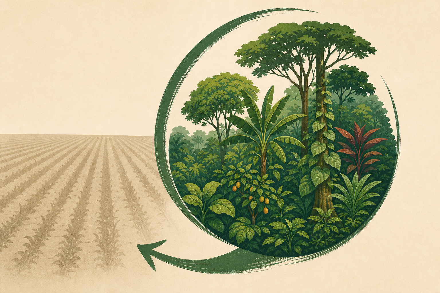 'Everything has its own order and purpose': The rainforest 'farms' defying modern agriculture