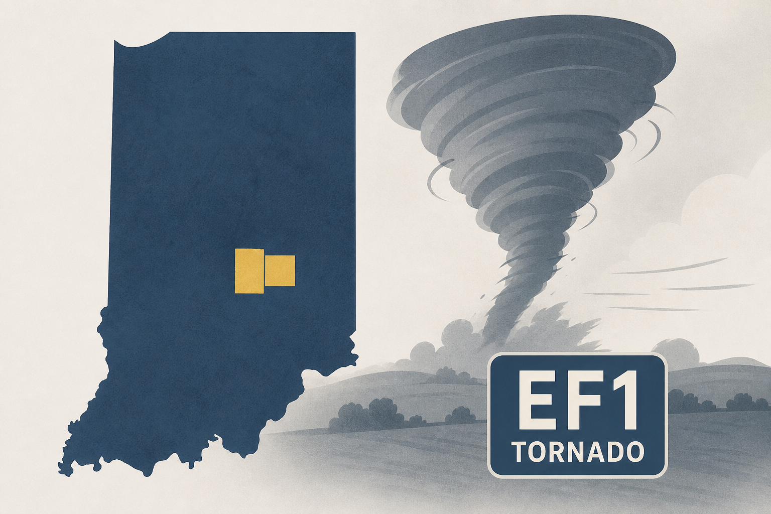 NWS confirms preliminary EF1 tornado in Jefferson, Scott counties in Indiana after overnight storms