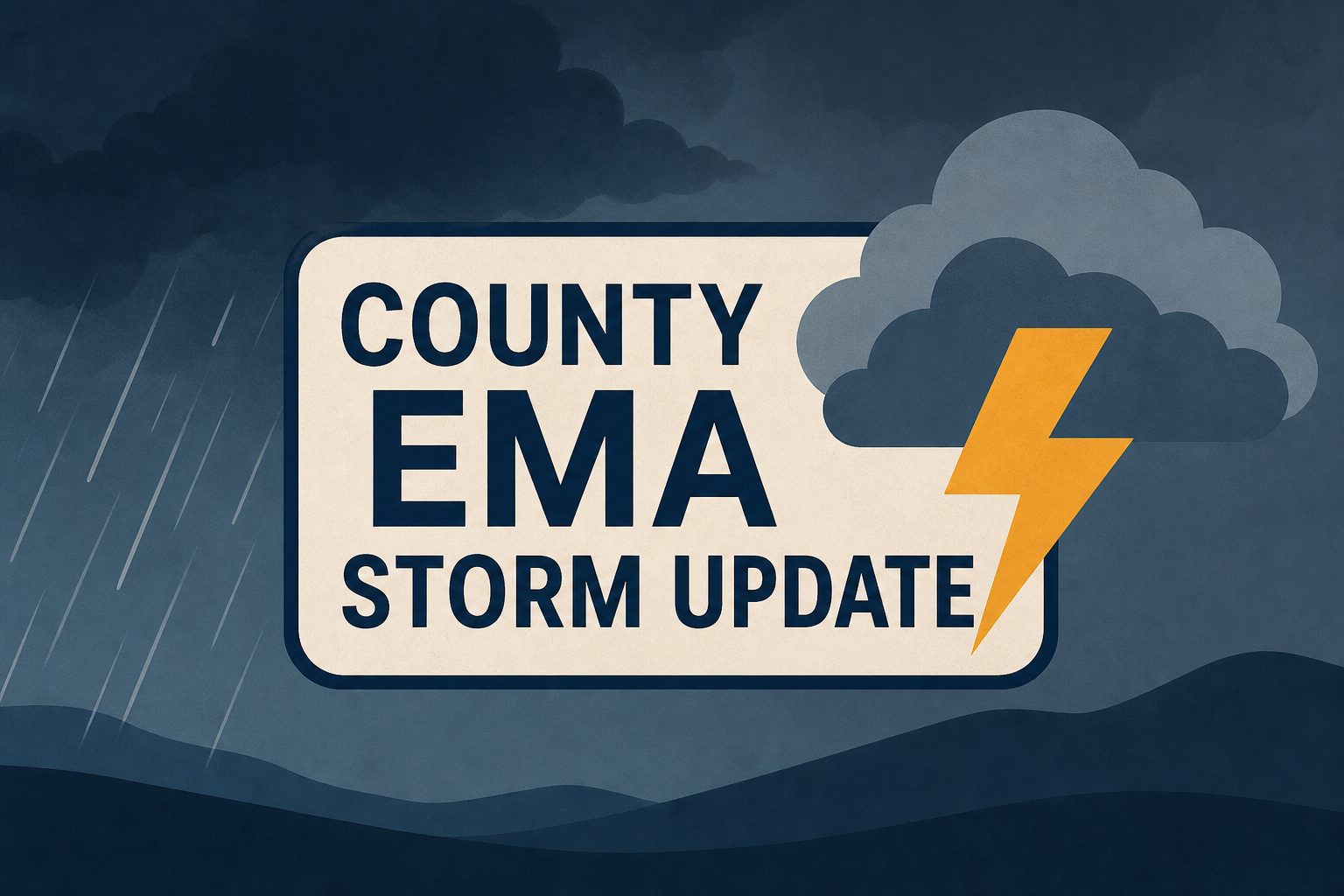 County EMA Storm Update