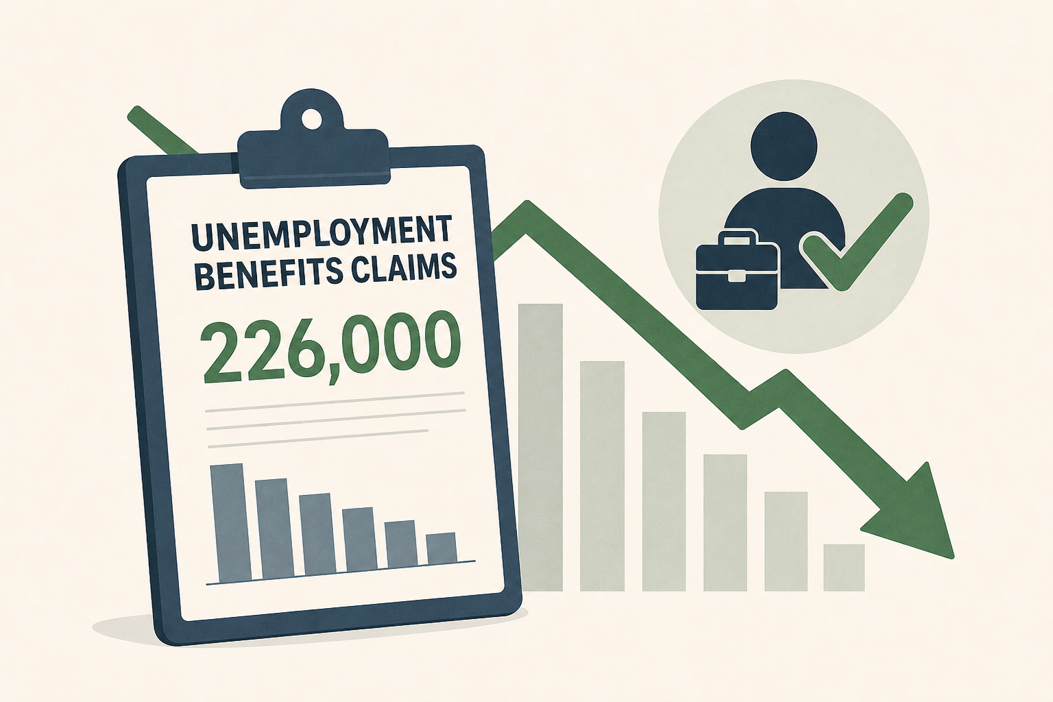 US filings for unemployment benefits fall to 226,000 as layoffs remain low
