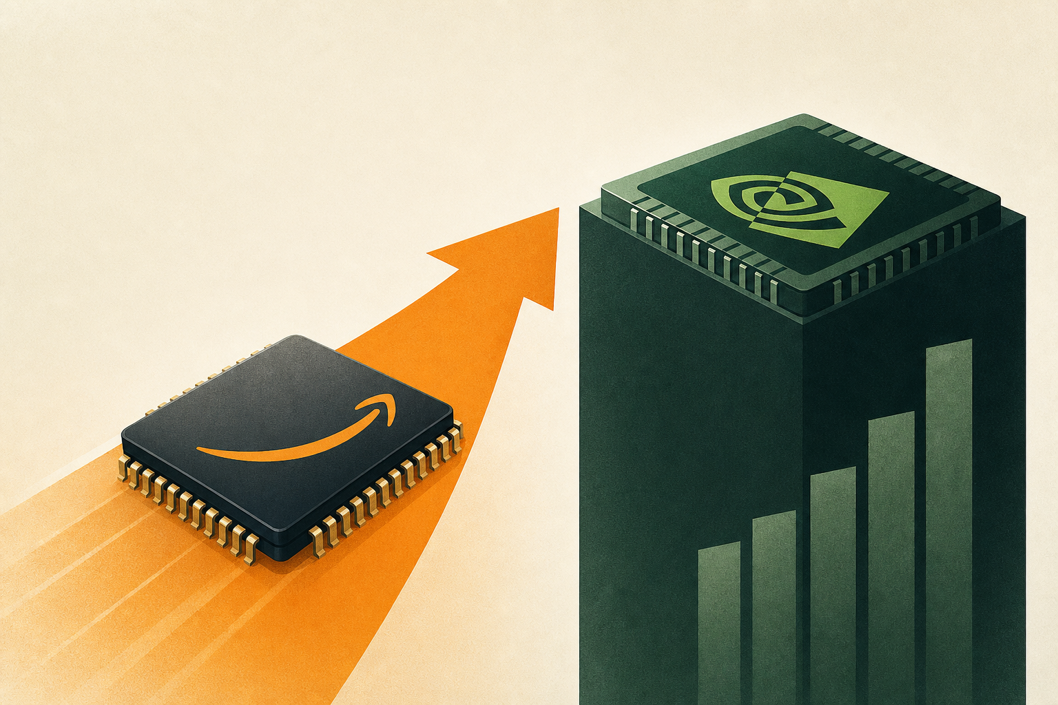 Amazon hopes to challenge Nvidia more directly by selling its AI chips