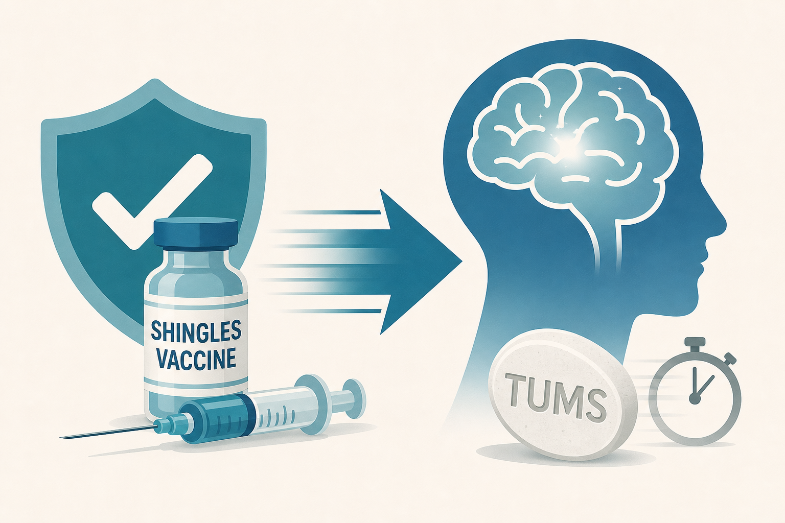 Shingles vaccine(s) and dementia: the only medical intervention to work faster than Tums