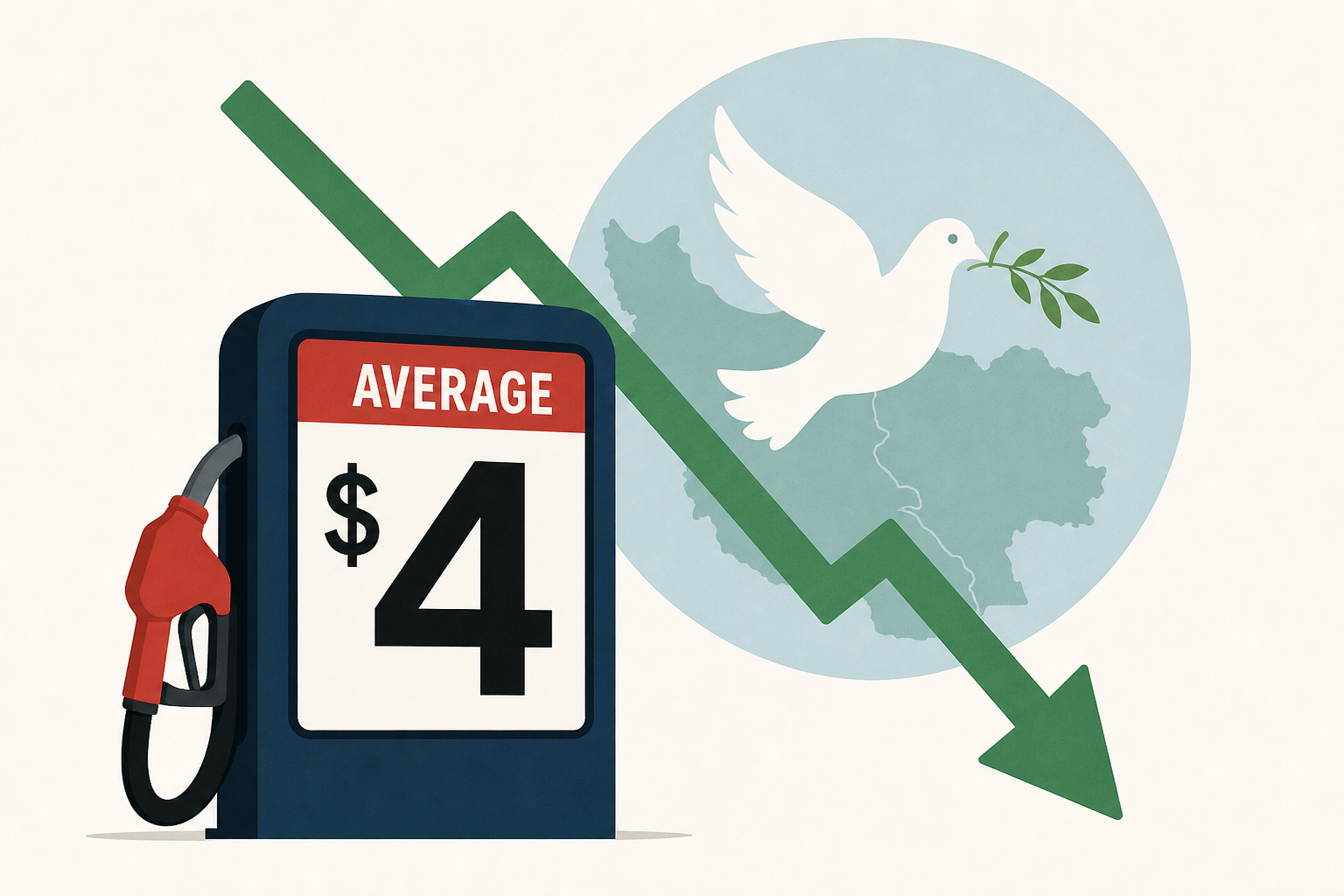 Gas prices fall below $4 on average after Trump’s signing of Iran deal to end war