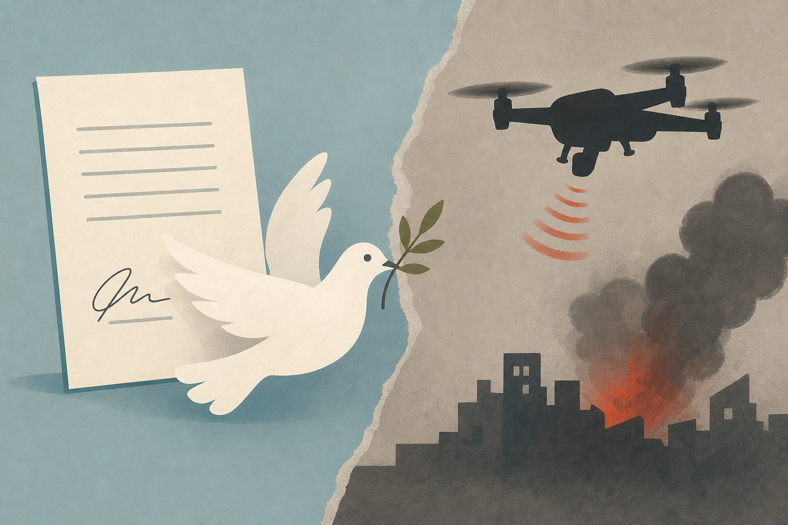 Israel Hits Lebanon With Drone Strikes Hours After Trump and Iran Sign Interim Peace Deal