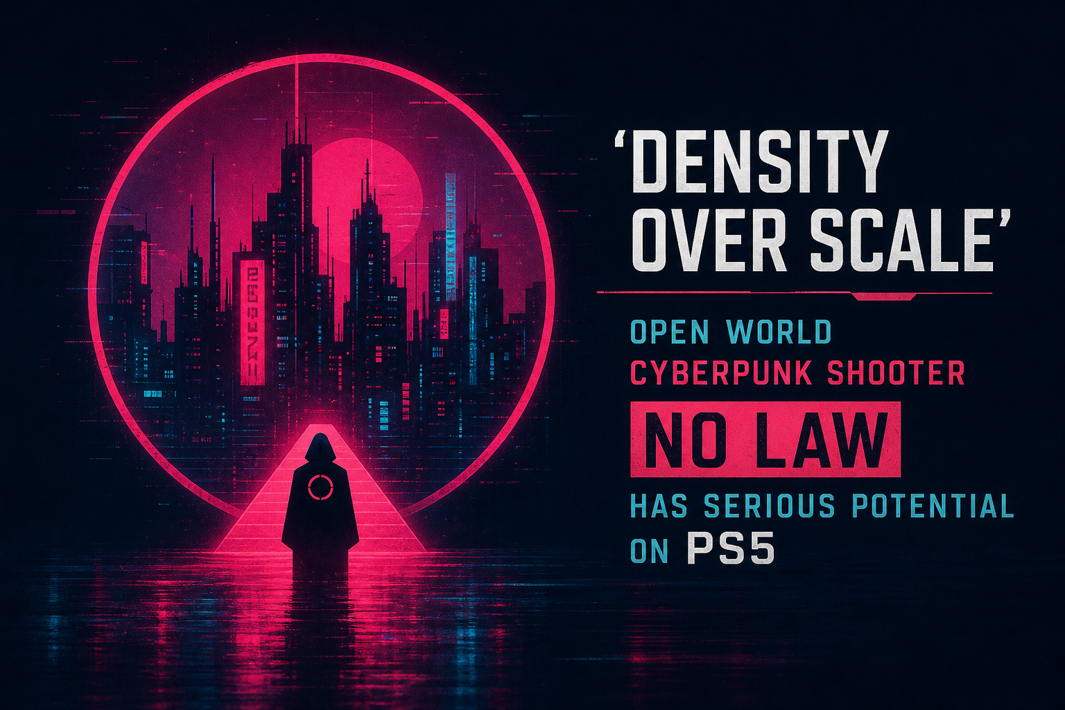 'Density Over Scale': Open World Cyberpunk Shooter No Law Has Serious Potential on PS5