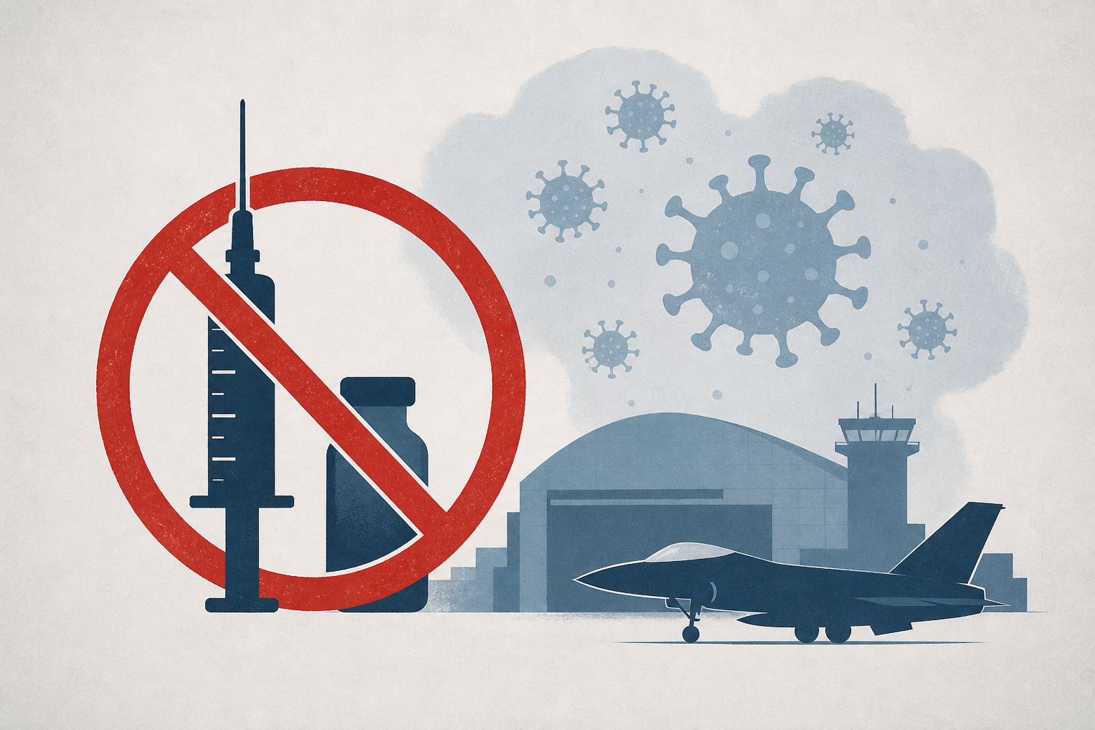 Nearly 160 sick with flu at US air force base after Hegseth ends mandatory vaccines