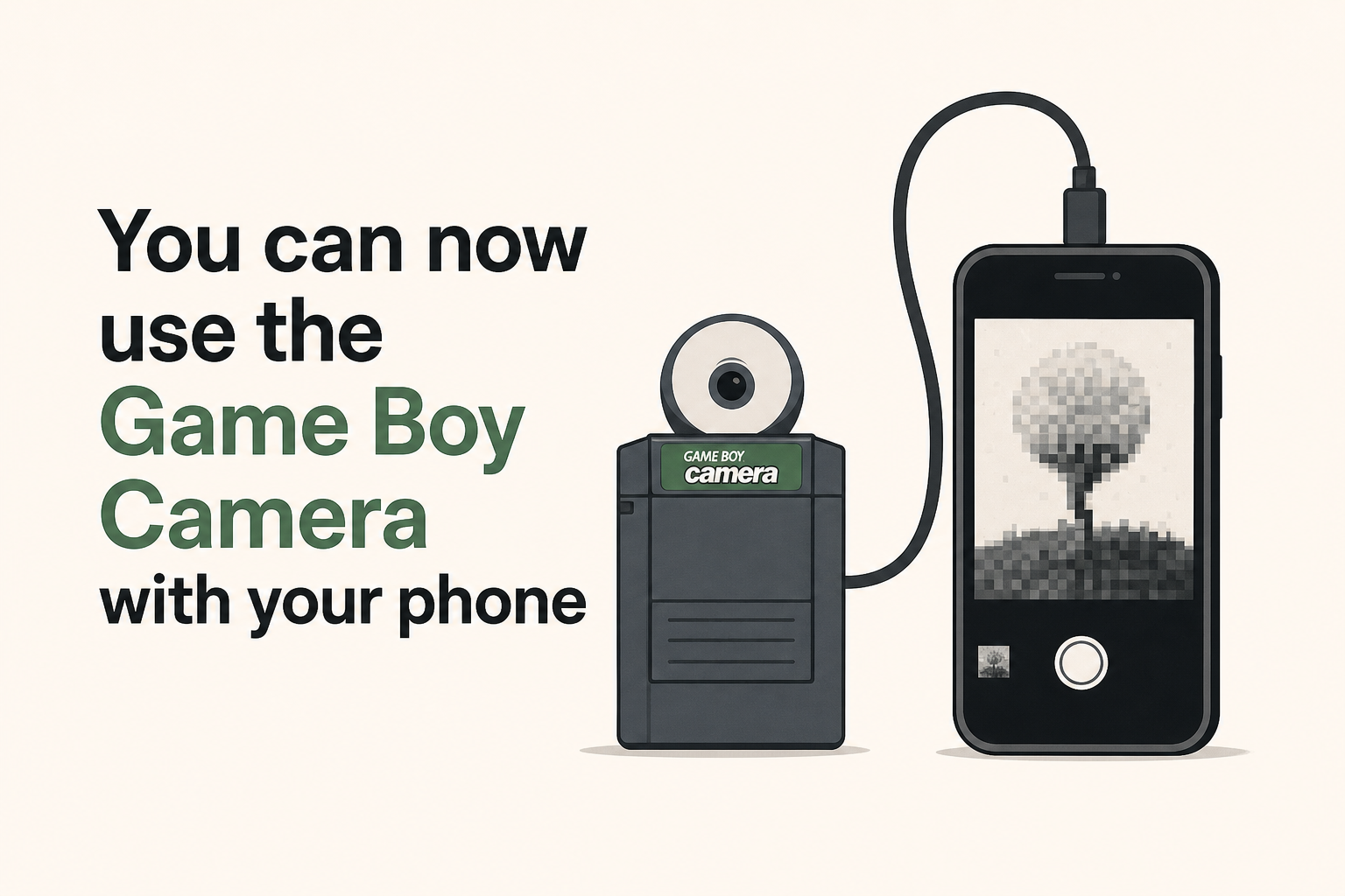 You can now use the Game Boy Camera with your phone