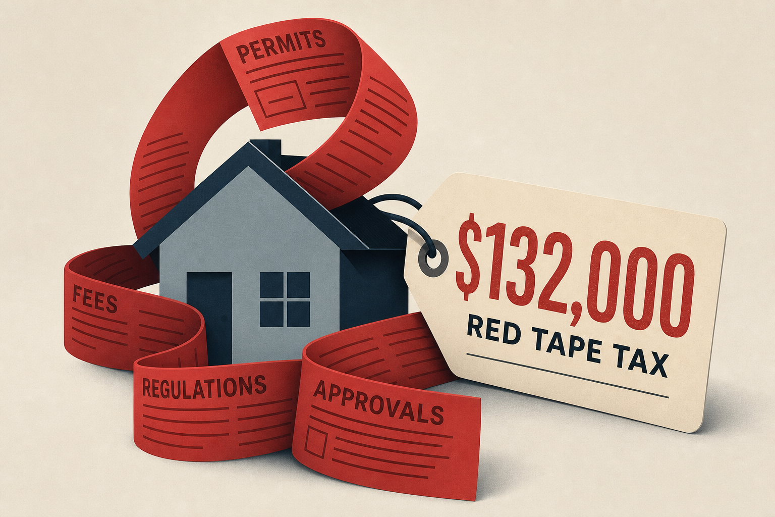 The hidden $132,000 red tape tax facing today’s new homebuyers