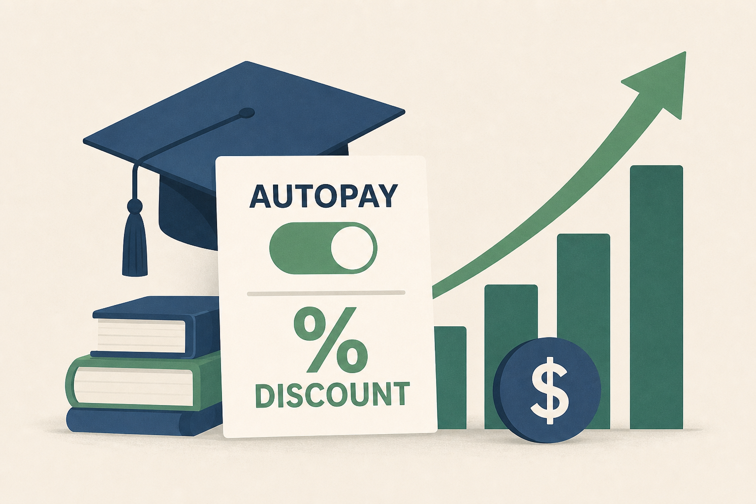 The discount for student loan payers who enroll in autopay just went up