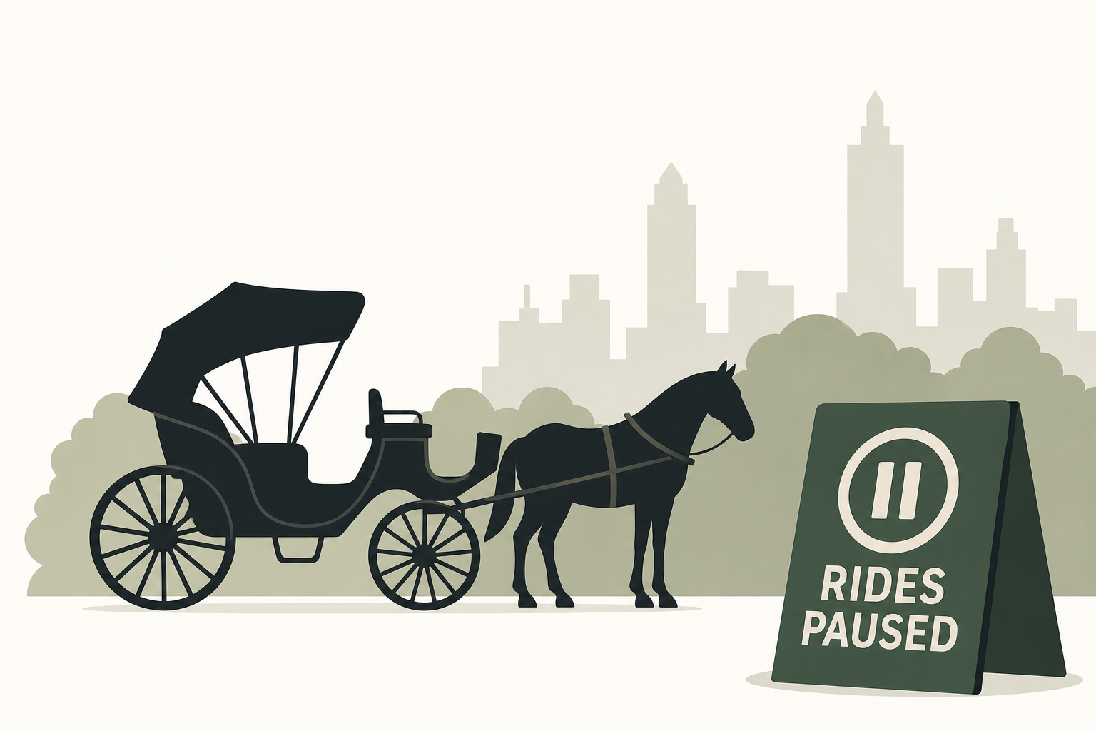 Central Park horse-drawn carriage rides paused after 18-year-old tourist killed