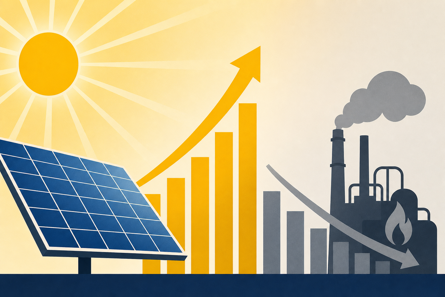 California solar is crushing natural gas this year
