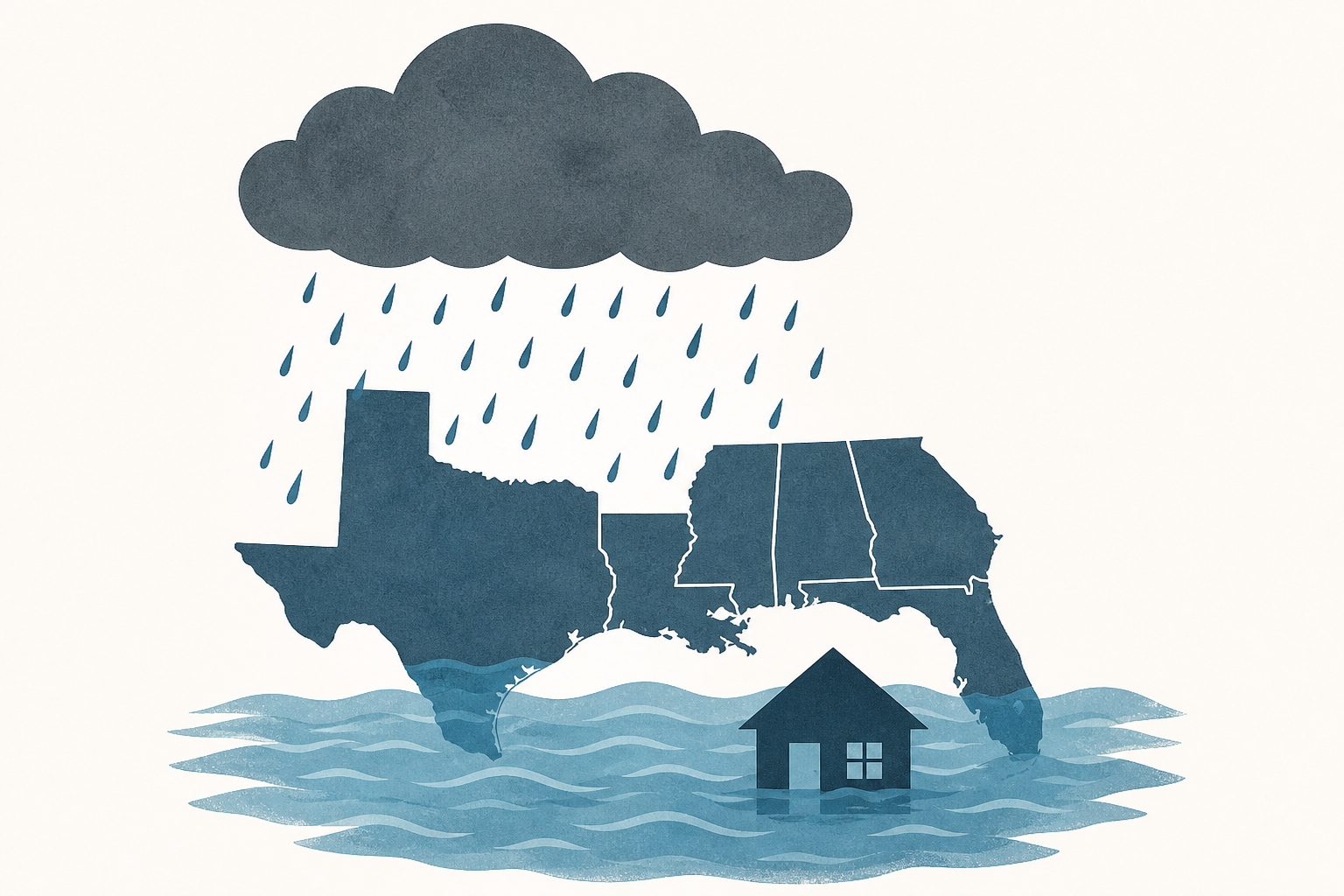 Remnants from Tropical Storm Arthur drench Gulf states, flooding homes and forcing evacuations