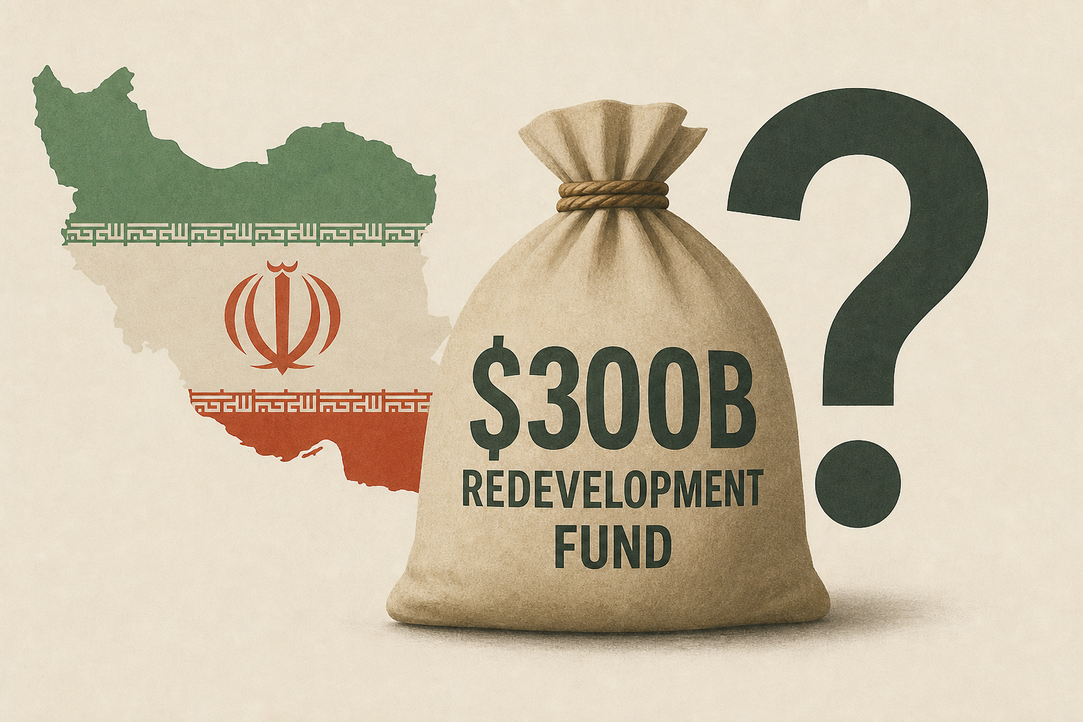 Trump pledges $300B redevelopment fund in Iran deal. But who's paying?