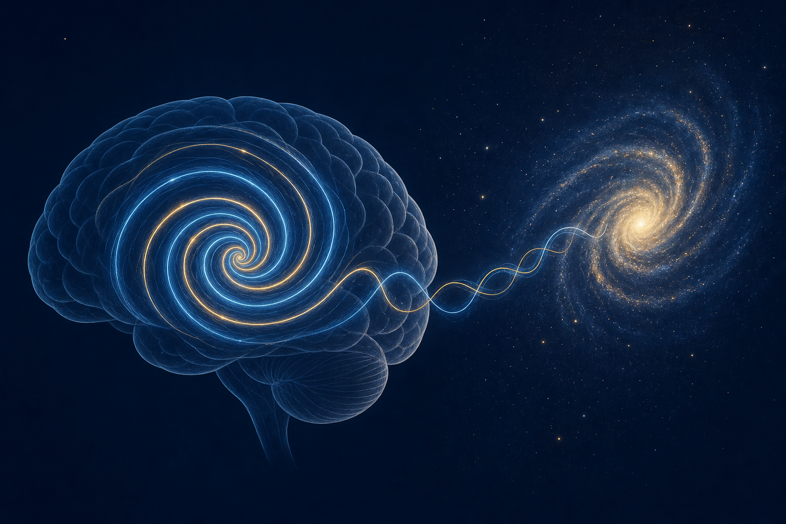 Rotating Spiral Brain Waves Act as a Space