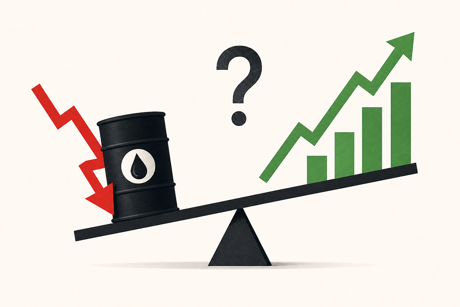Oil prices are falling and stocks are up. Traders worry they’ve gone too far
