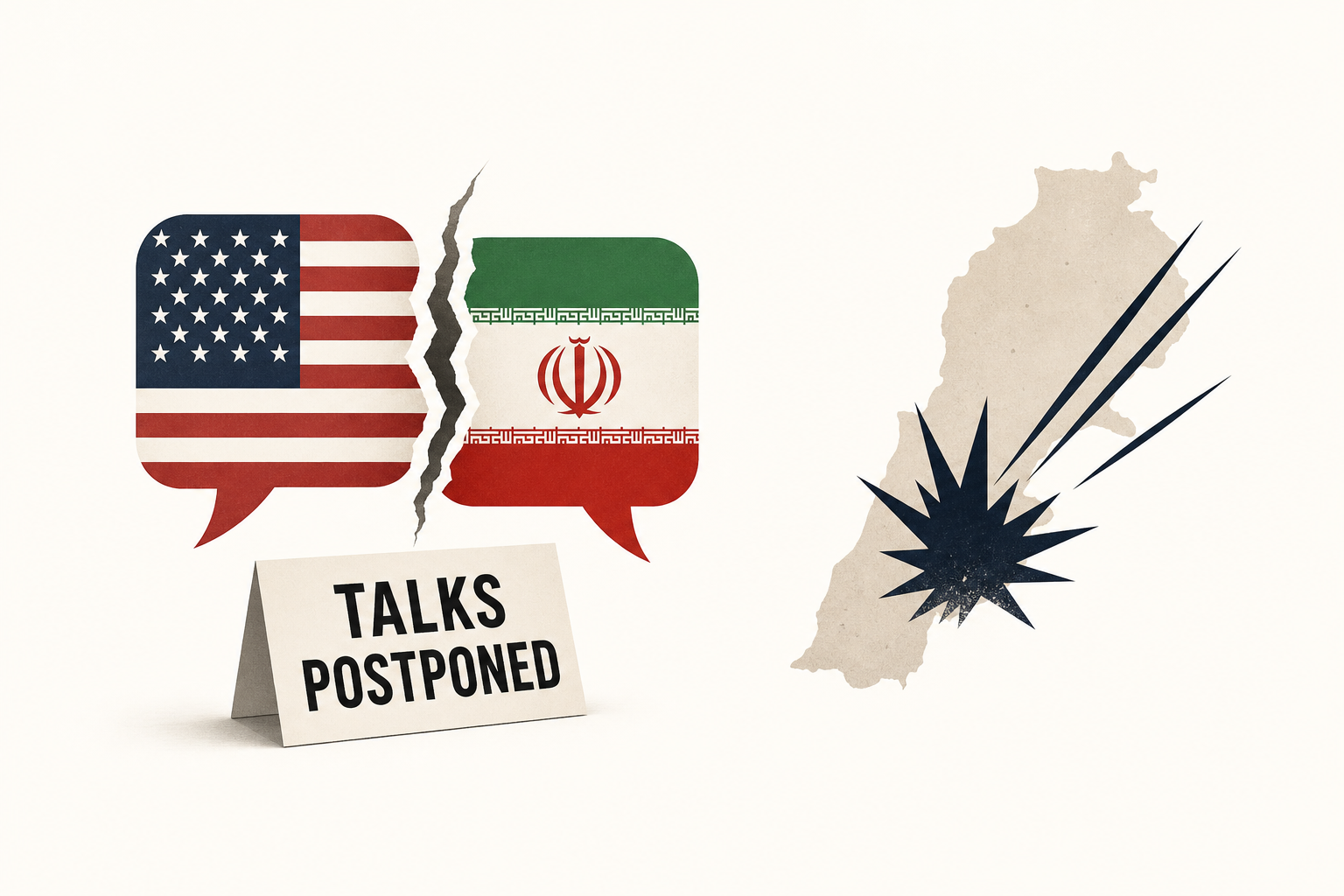 U.S.-Iran talks postponed as Vance cancels trip and Israel intensifies strikes in Lebanon