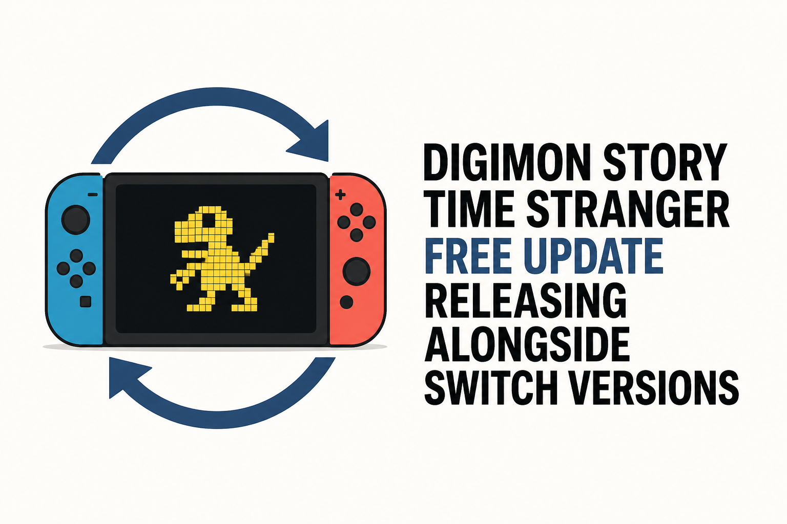 Digimon Story Time Stranger Free Update Releasing Alongside Switch Versions