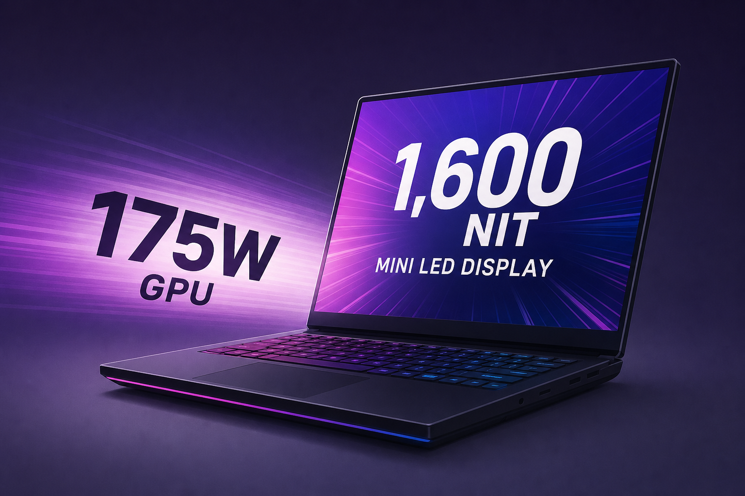 Asus releases new gaming laptop globally with 1,600 nit Mini LED display and 175 W GPU