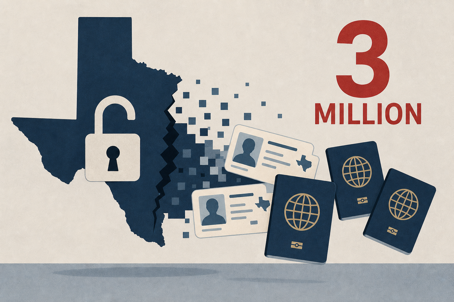 Texas government data breach allowed hackers to steal 3 million driver's licenses and passports