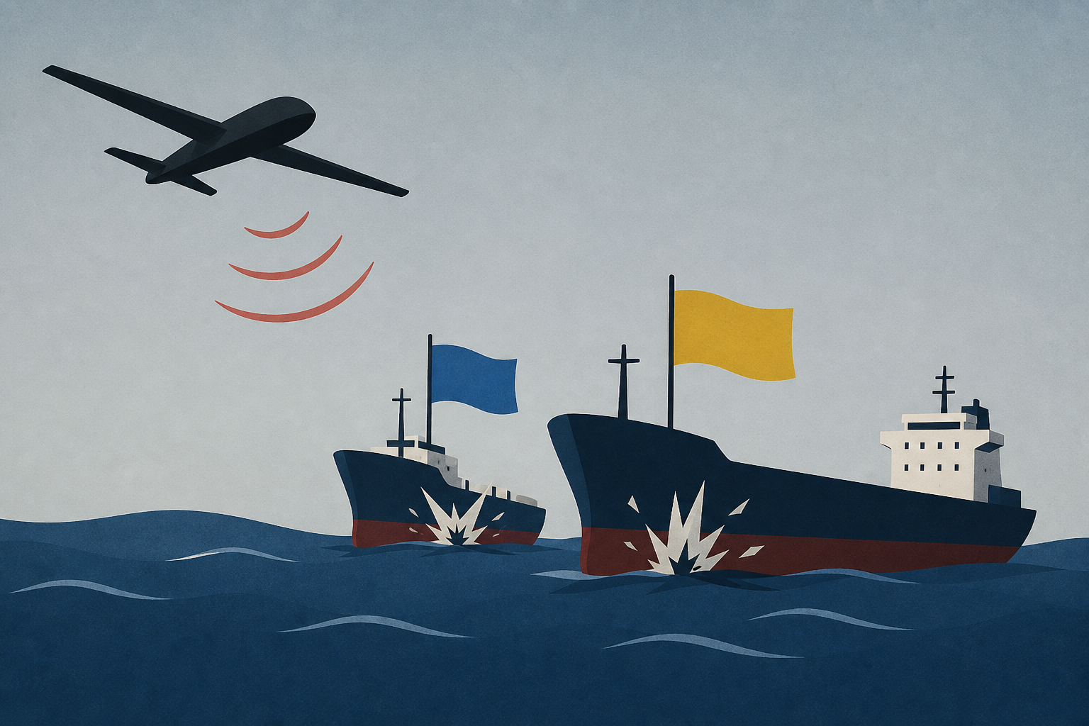 Russian drones hit two foreign-flagged civilian ships in the Black Sea, Ukraine says