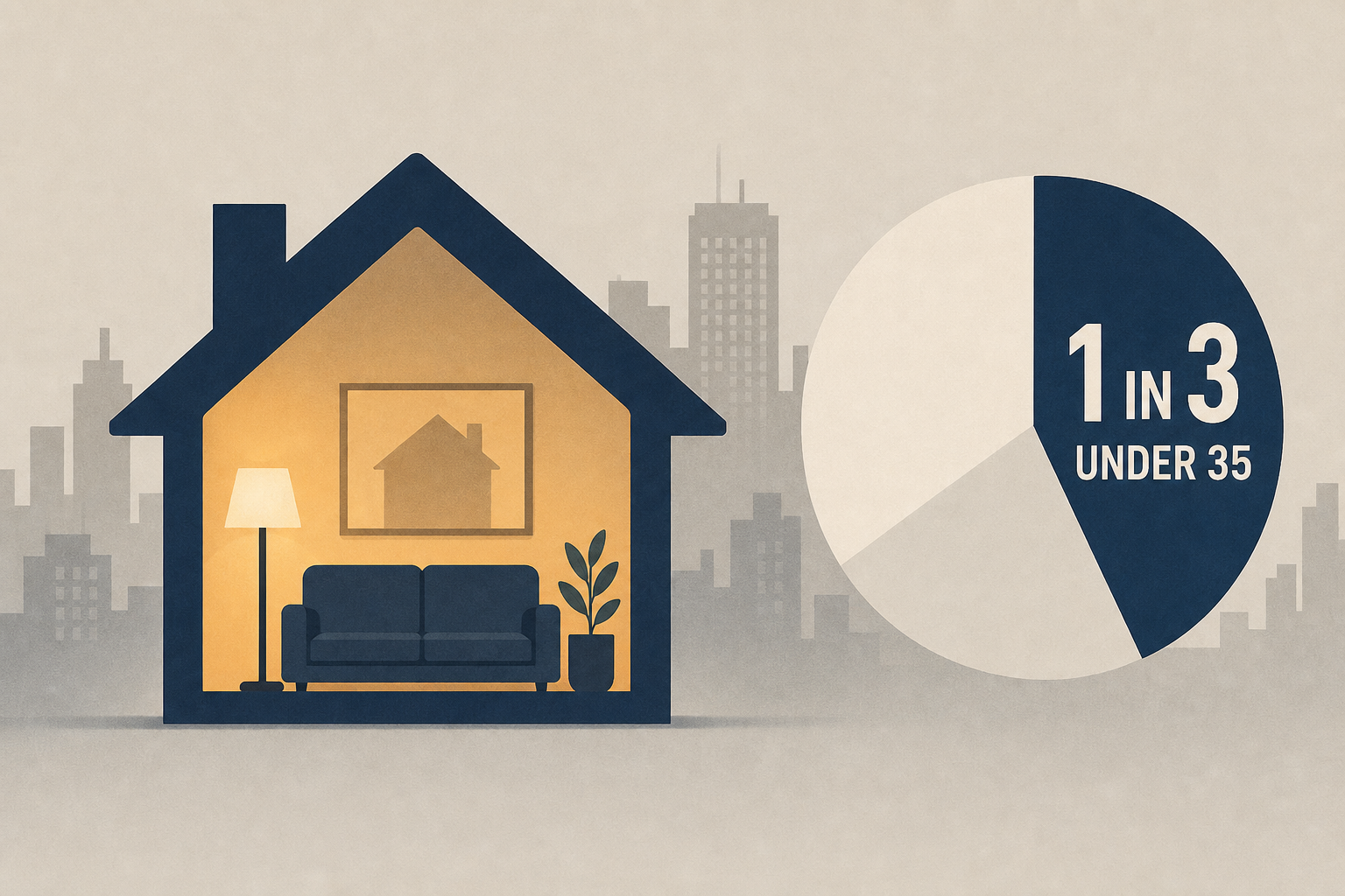 One in three adults under 35 lives with parents amid housing shortage: report