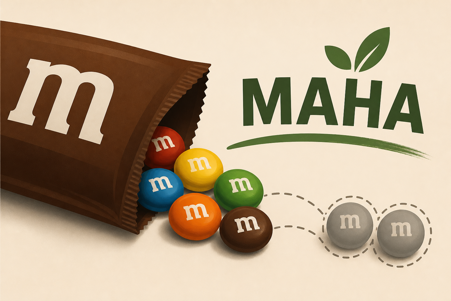 M&M's are going MAHA, eliminating two iconic colors