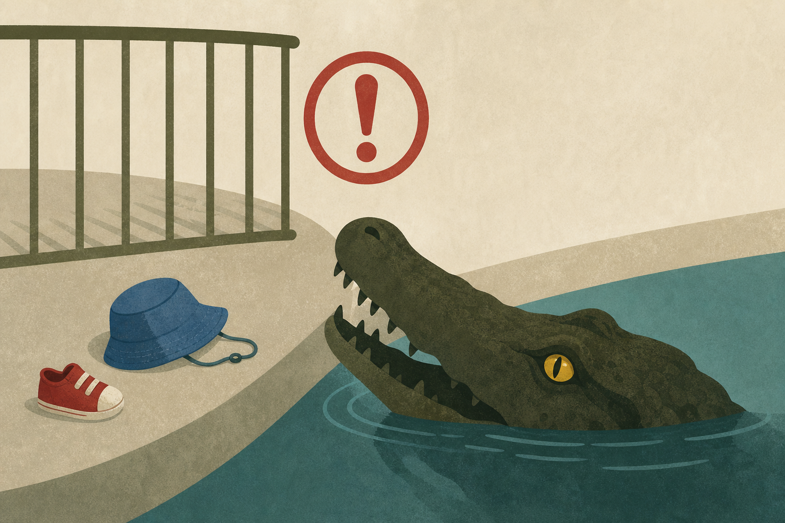 3-year-old critically injured by crocodile after ending up in its enclosure in British zoo