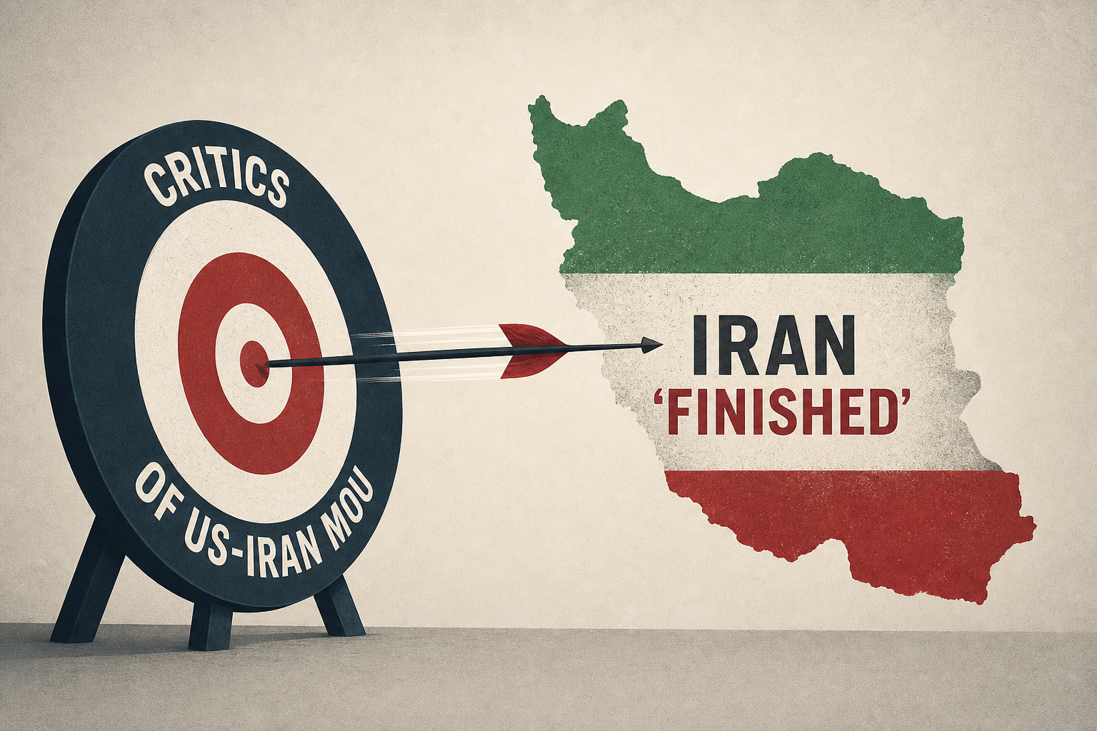 Trump takes aim at critics of US-Iran MoU, says Iran ‘finished’