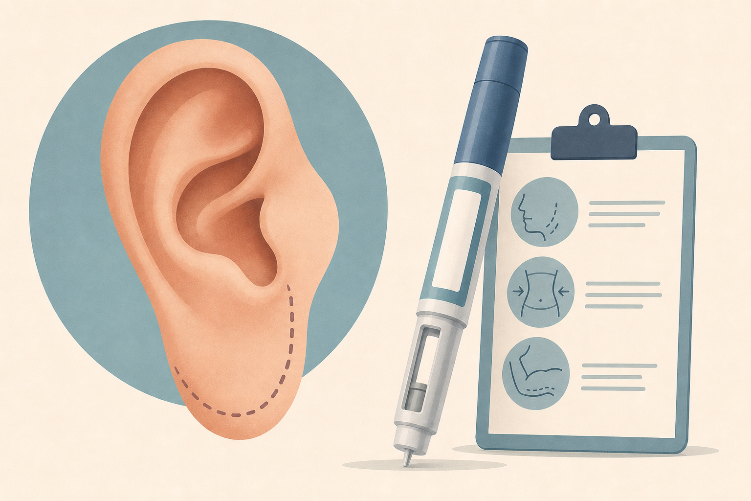 Ozempic earlobes join growing list of cosmetic concerns from GLP-1 drugs
