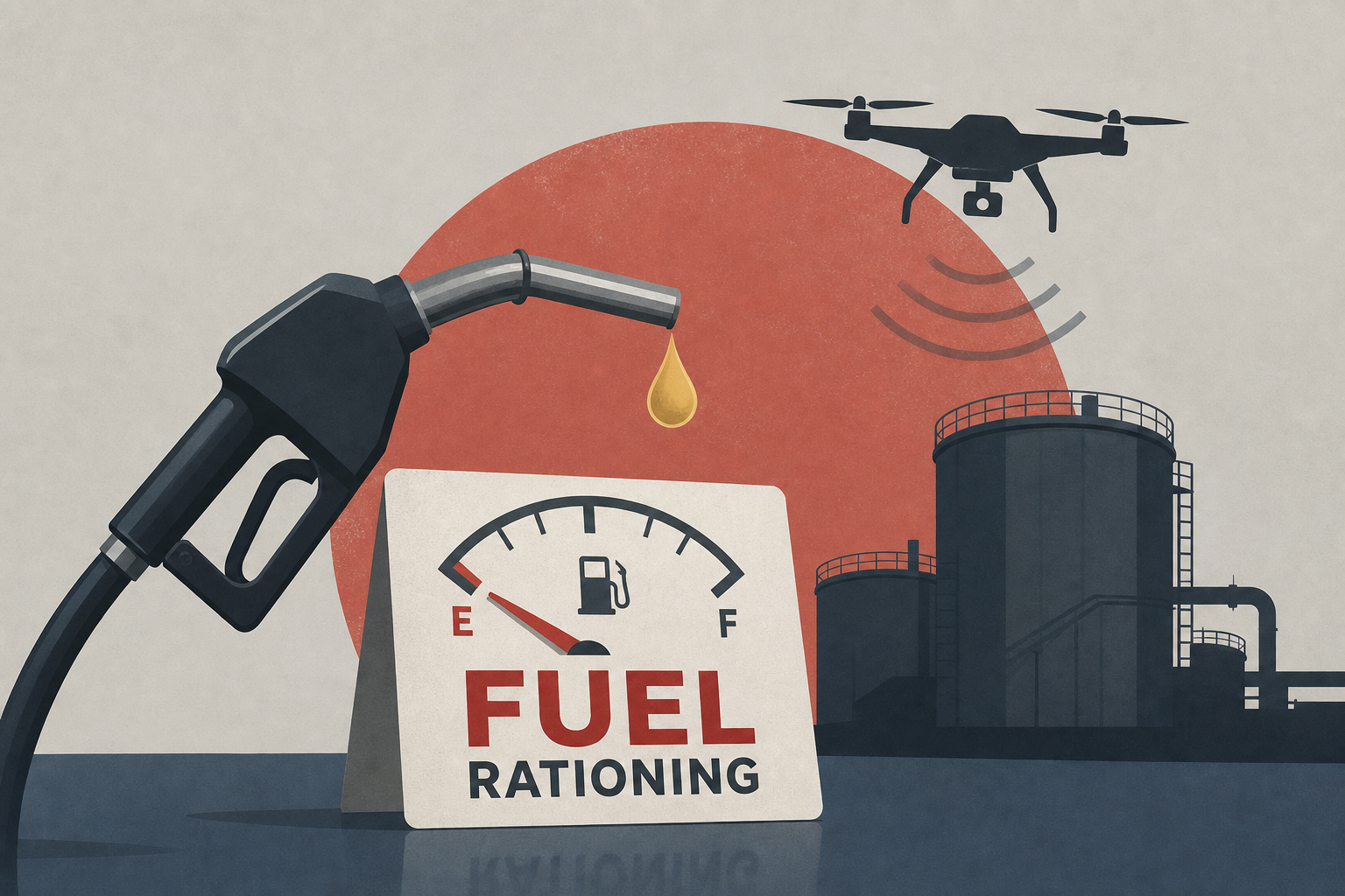 Russia Imposes Fuel Rationing in Moscow After Repeated Ukrainian Drone Attacks on Oil Infrastructure