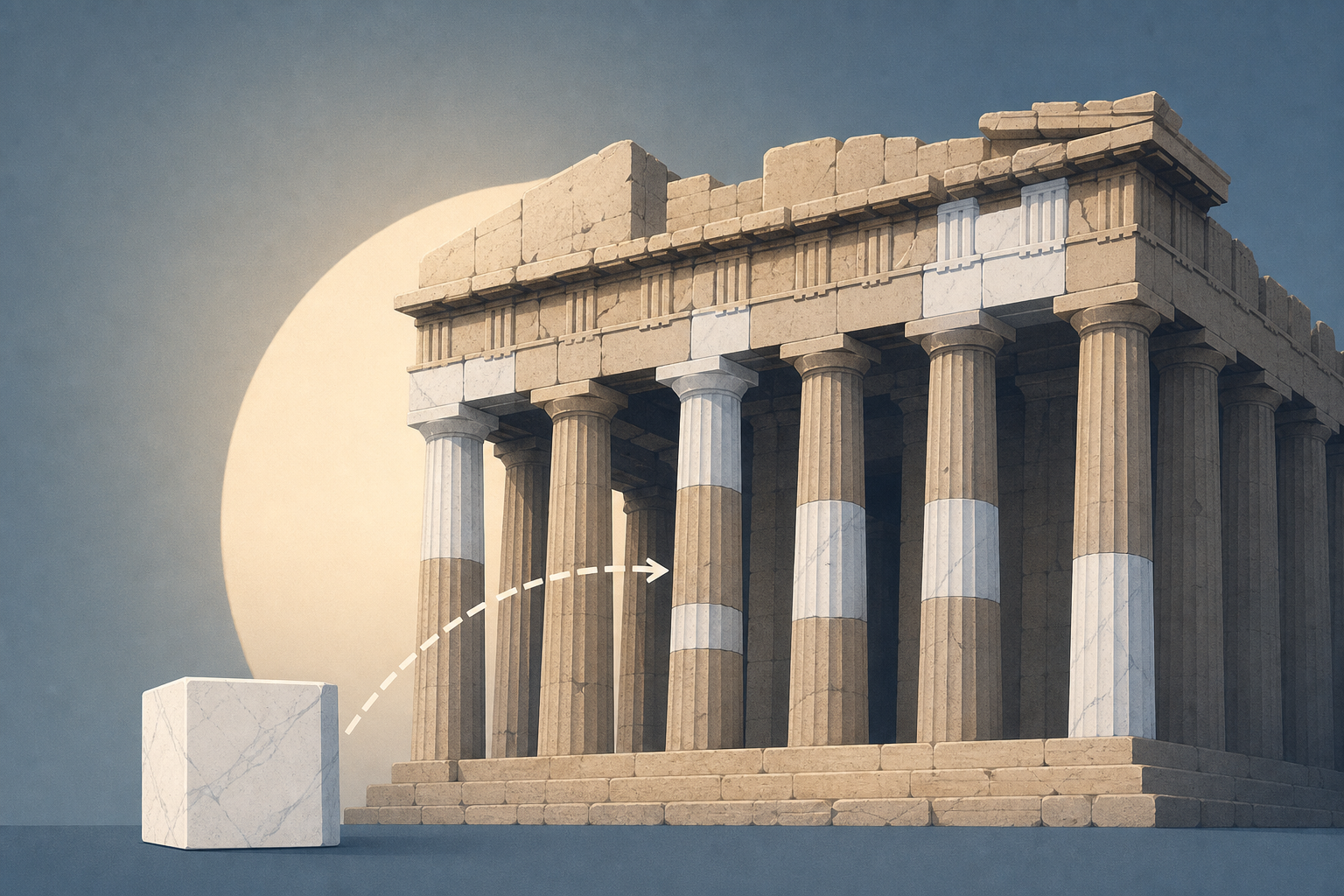 With Fresh Marble Fillings, the Parthenon Gets a Partial Glow-Up