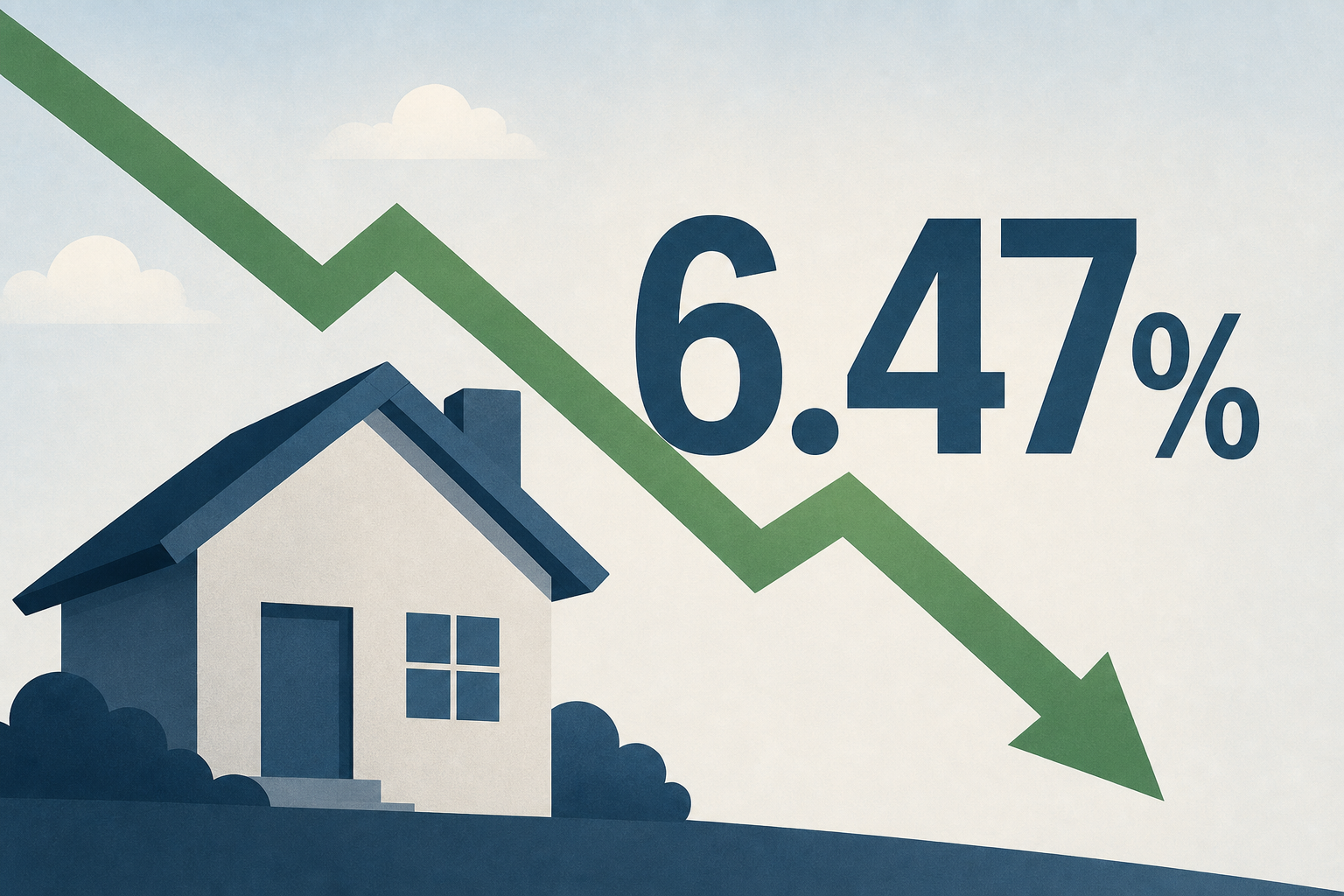 Mortgage rates fall to 6.47%: Freddie Mac