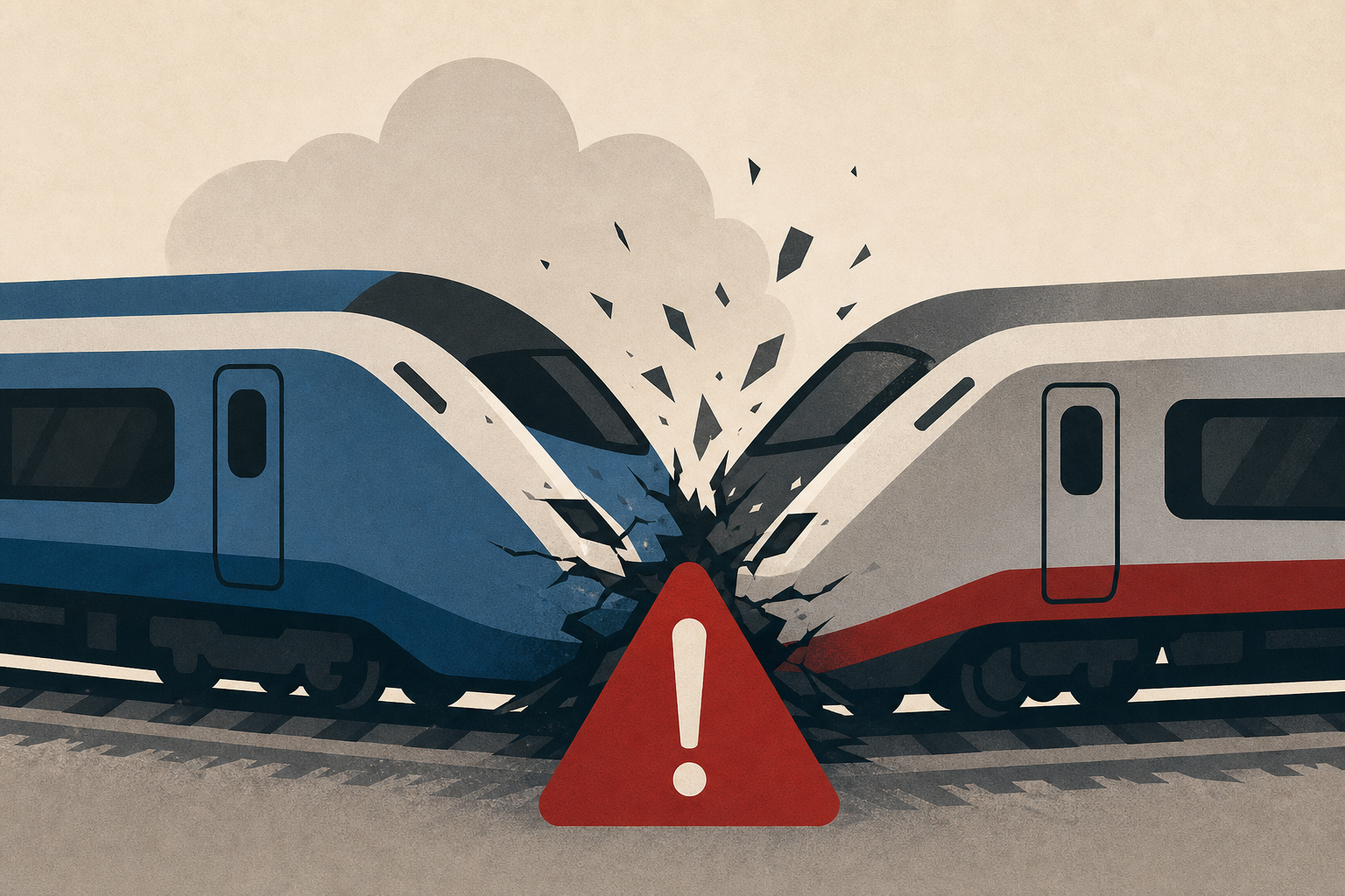 Injuries reported as two trains collide north of London