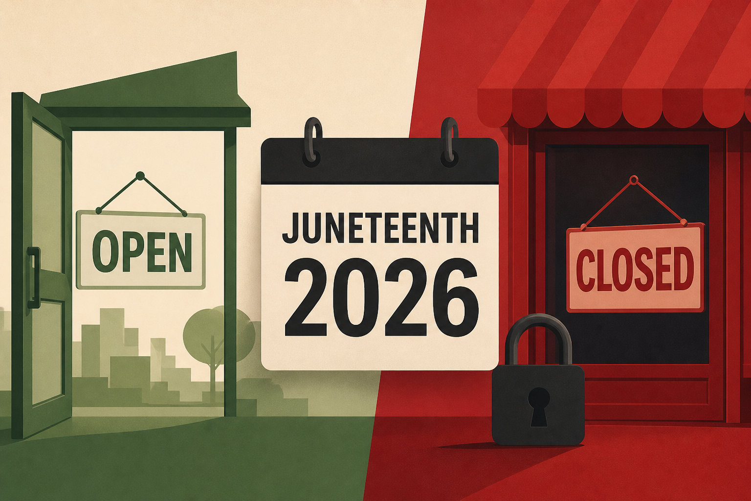 What's open and closed for Juneteenth 2026?