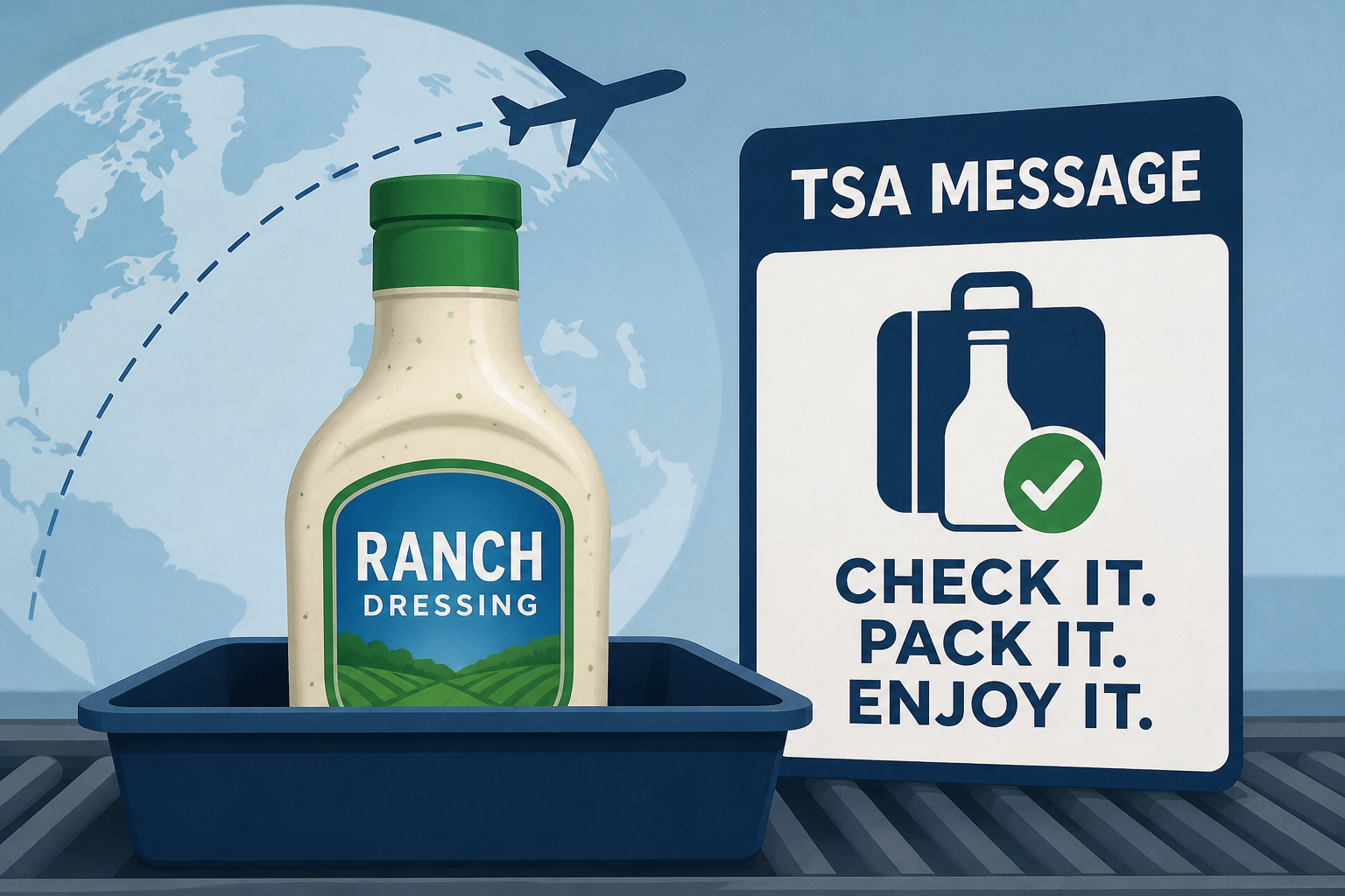The TSA Has a Message for World Cup Fans Bringing Home Ranch Dressing