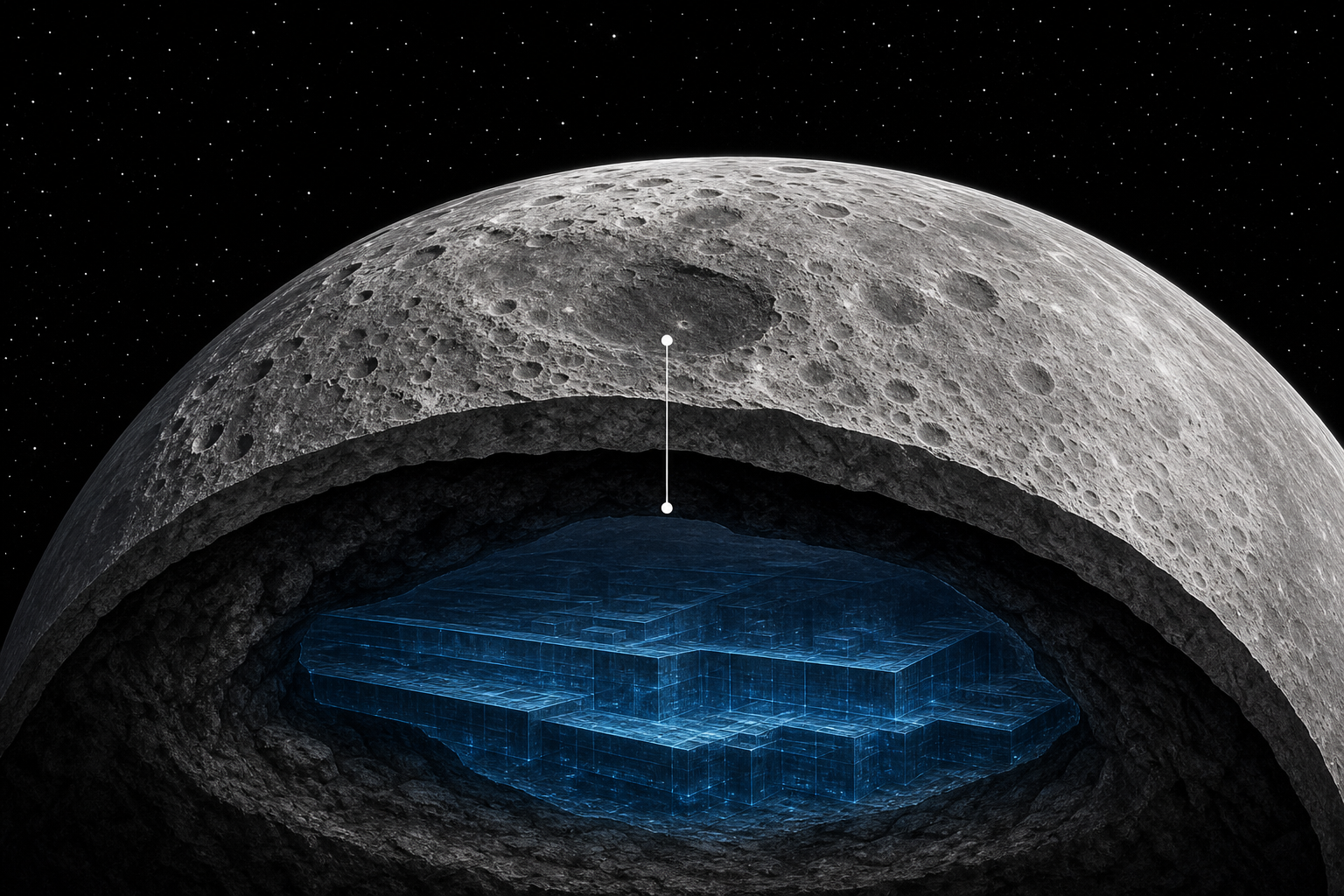 Massive underground structure discovered beneath the Moon’s South Pole-Aitken basin