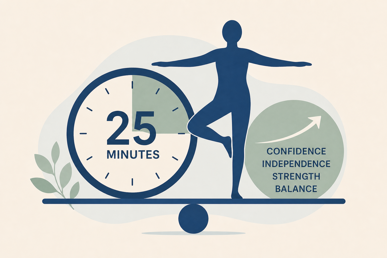 "This 25-minute routine will build your confidence and independence"—a trainer who specializes in working with seniors shares her signature balance workout