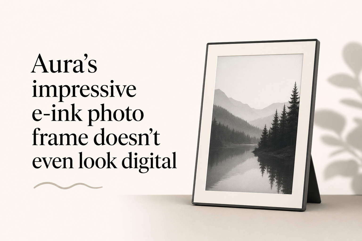 Aura's impressive e-ink photo frame doesn't even look digital
