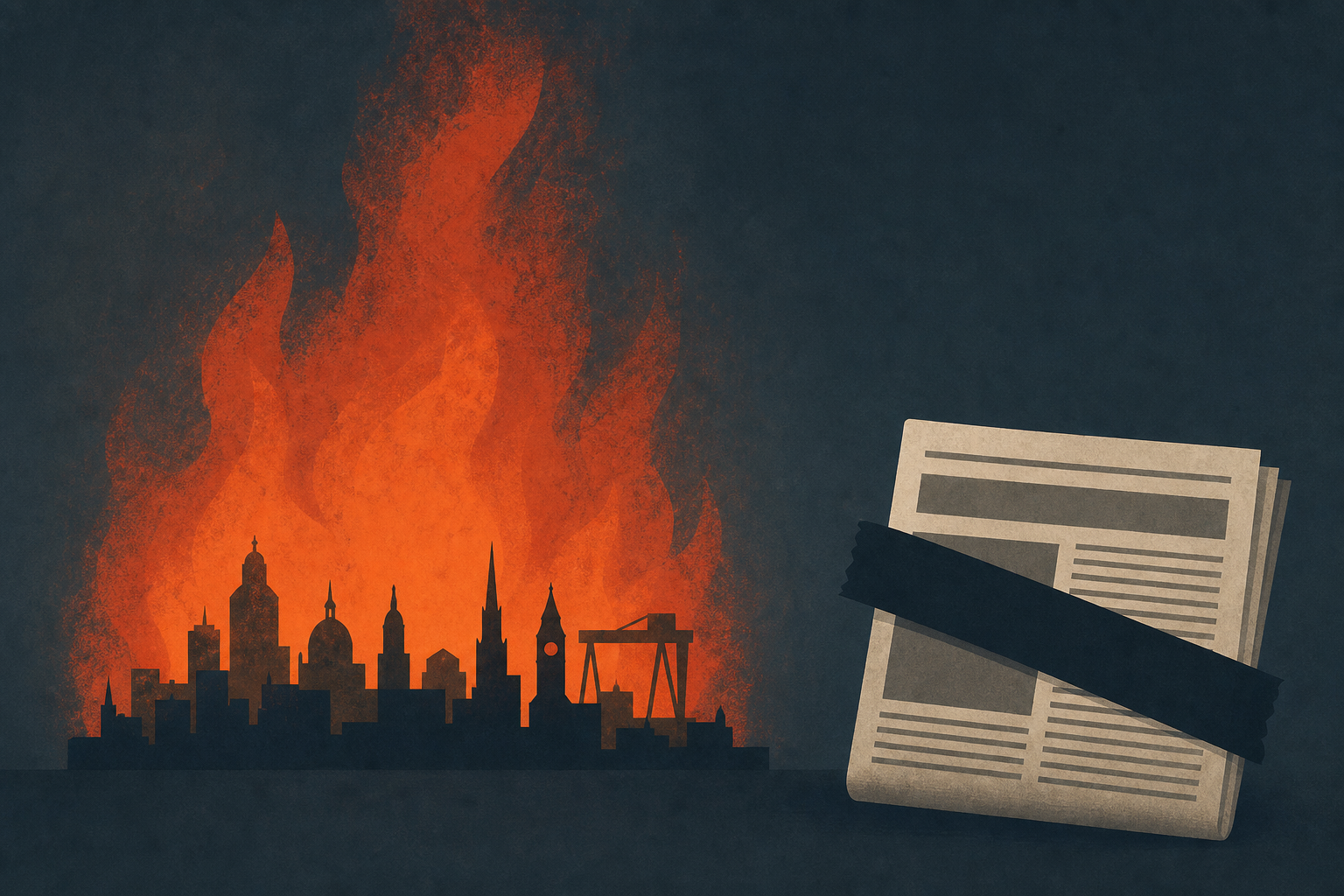 Belfast Is Burning, and the Media Won't Say Why
