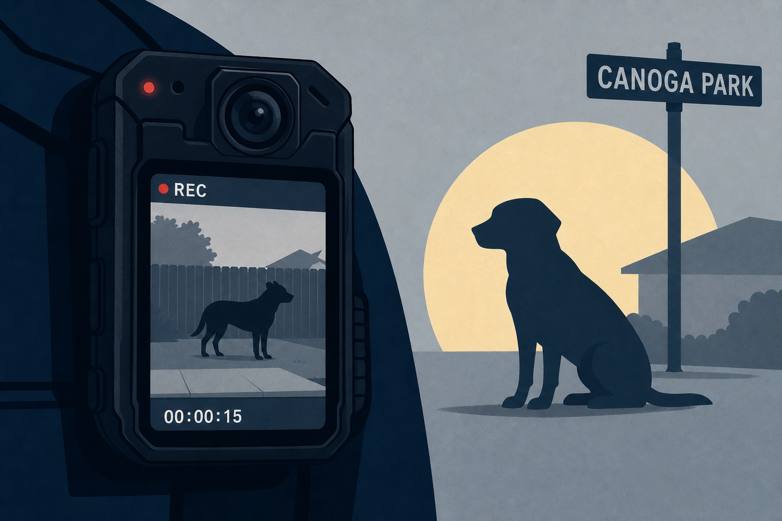 LAPD releases bodycam video showing moments before officer shoots and kills dog in Canoga Park
