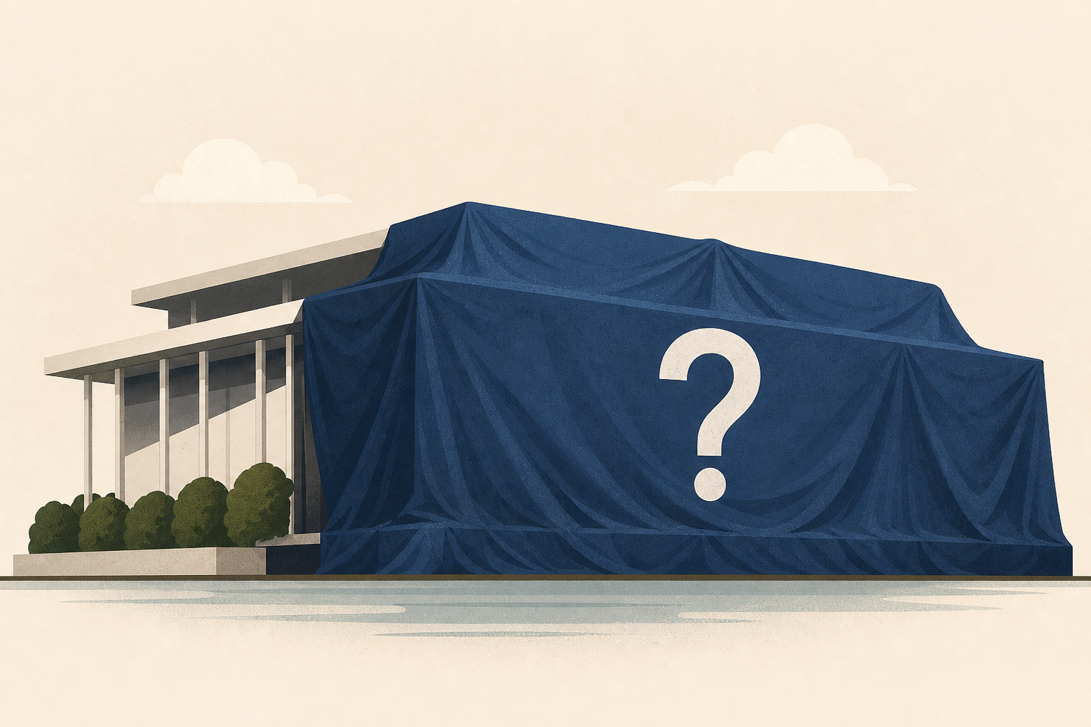 ‘A Literal Coverup’: What Is the Kennedy Center Hiding Behind Those Tarps?