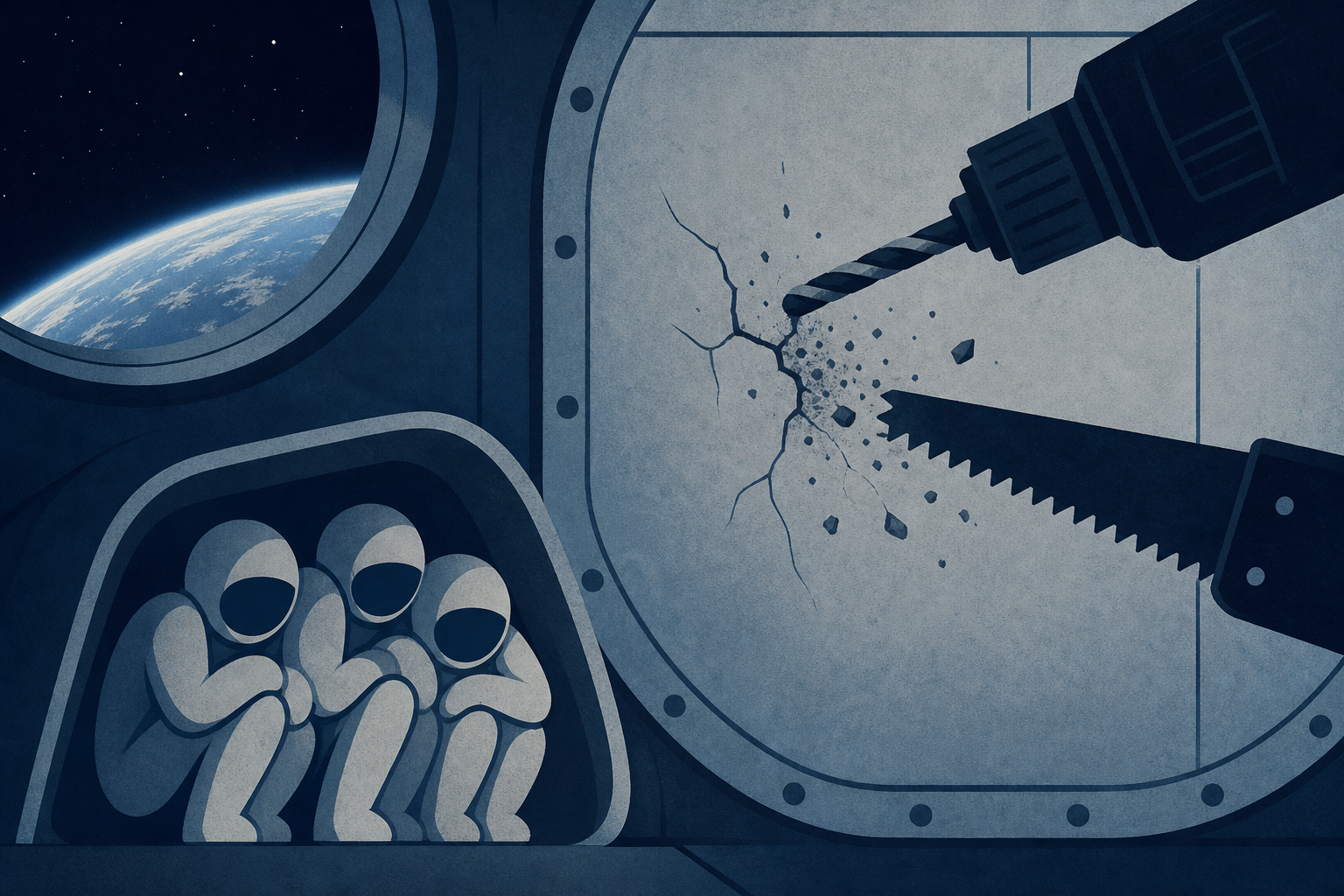 Tension Flared on Space Station as Russia Threatened to Drill and Saw Into Wall, Prompting NASA Astronauts to Take Shelter