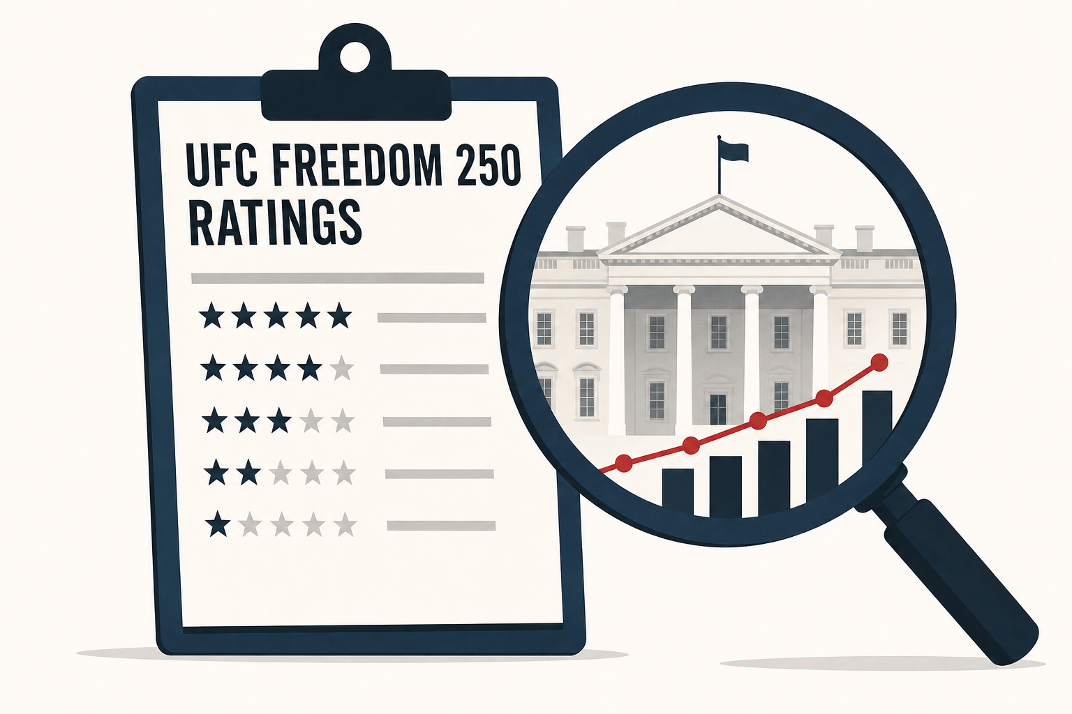 UFC Freedom 250 ratings explained: Understanding what the White House numbers mean - and what they don't