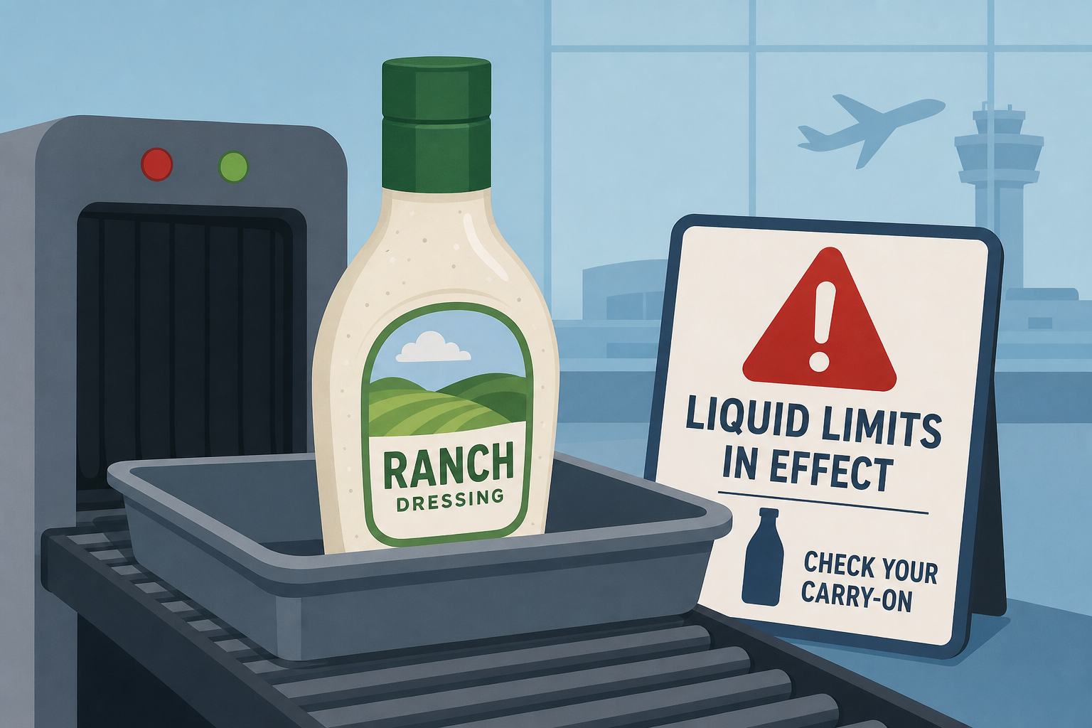TSA issues warning as ranch dressing causes issues at airports