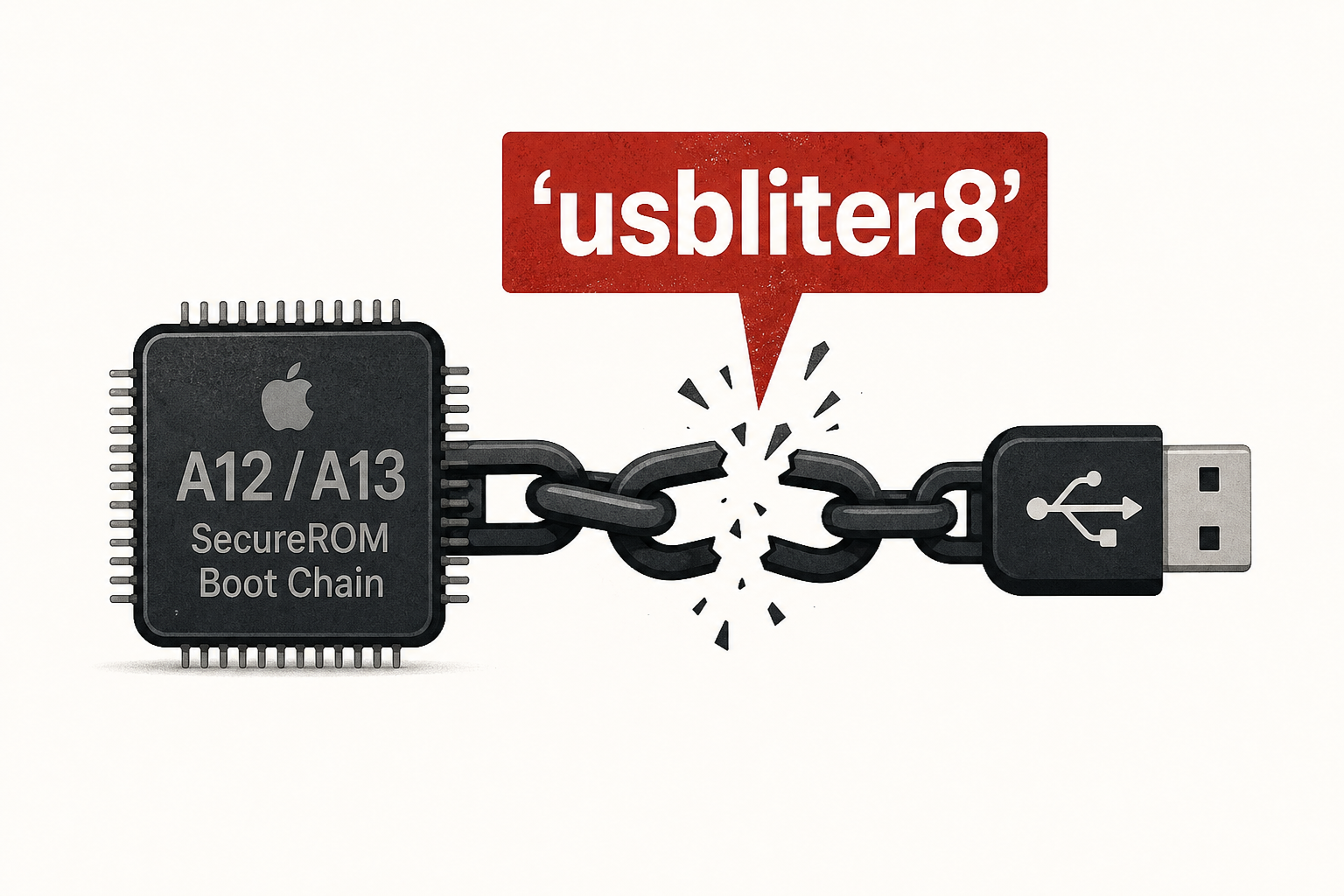 Unpatchable 'usbliter8' Exploit Breaks Apple A12 and A13 SecureROM Boot Chain