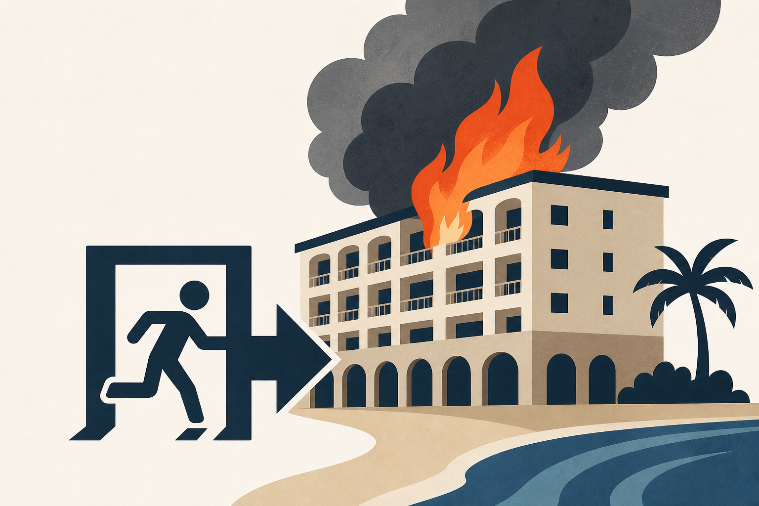 Woman killed, 1,700 evacuated in beach hotel fire in Dominican Republic