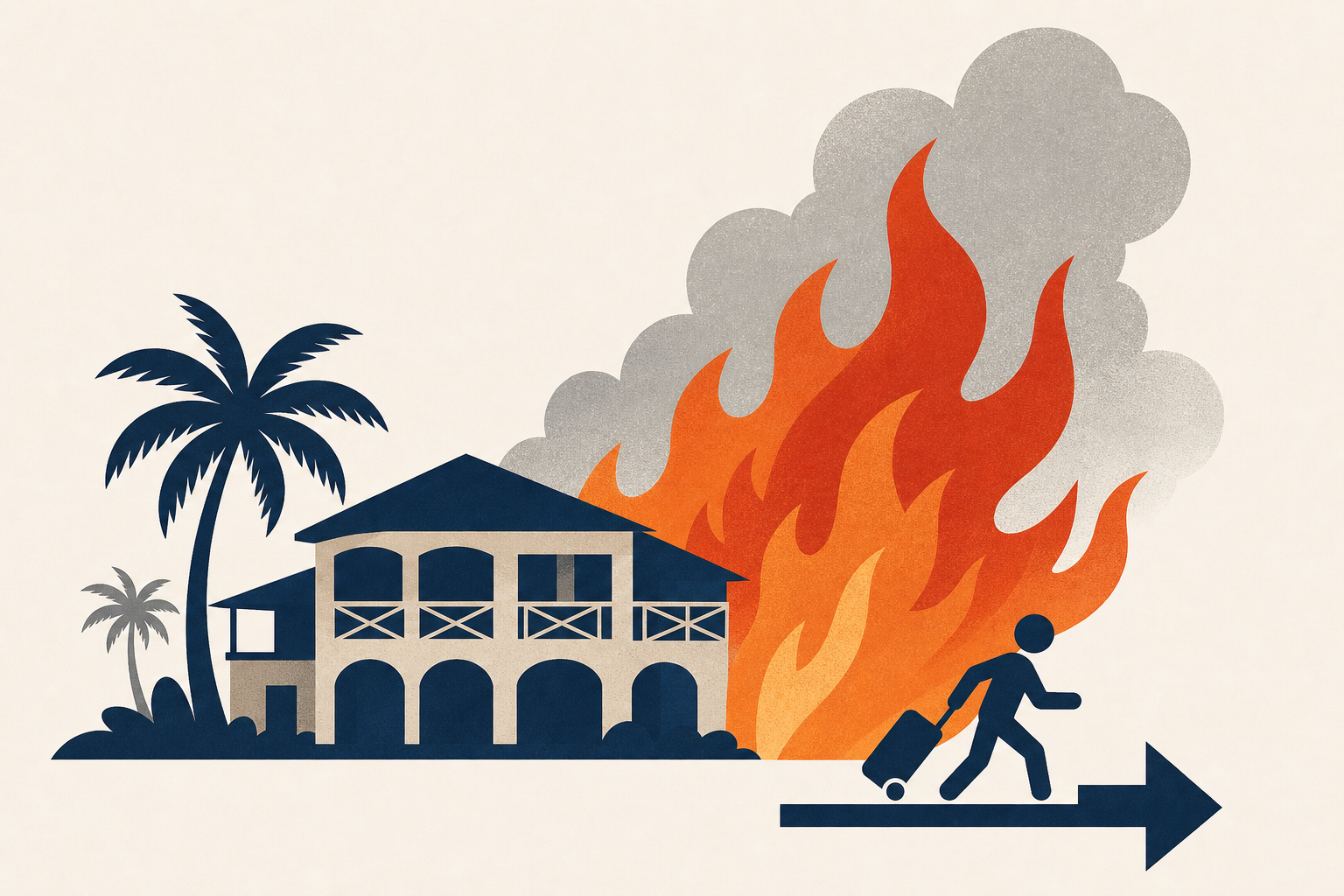Fire destroys Dominican Republic resort and forces nearly 1,700 to evacuate
