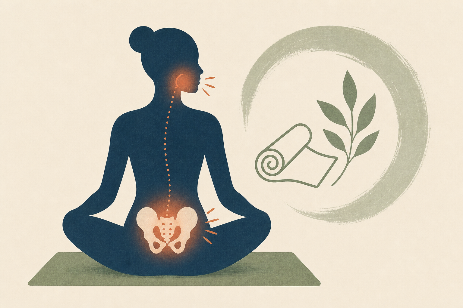 A yoga therapist says tension in your jaw and sacrum can be linked-this routine will soothe both