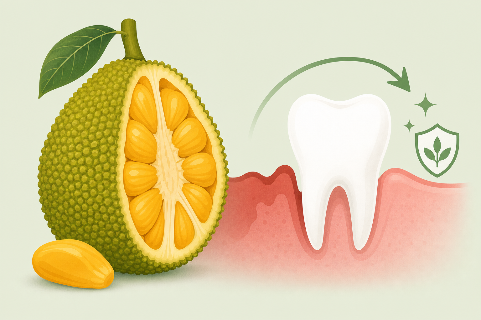 This giant tropical fruit could help reverse gum disease damage